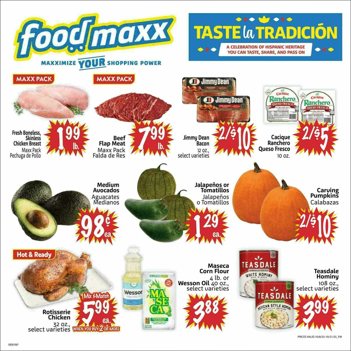 Food Maxx Weekly Ad from October 8