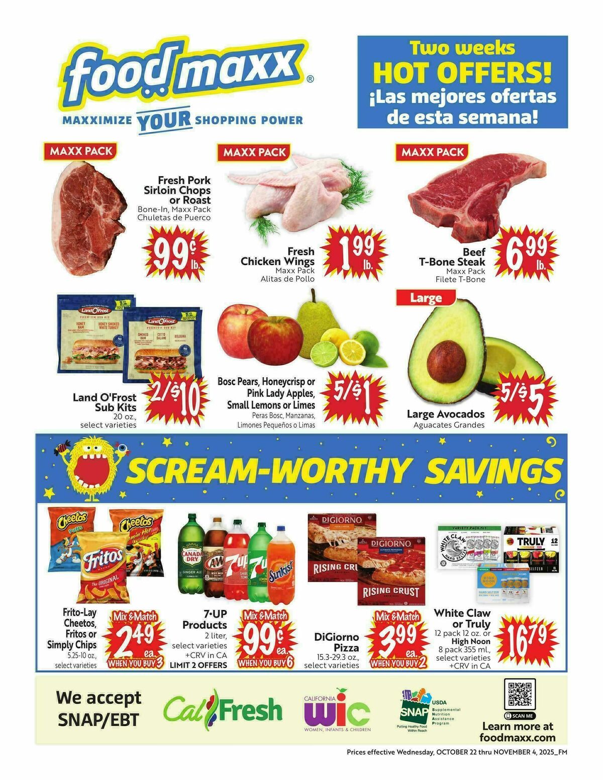 Food Maxx Weekly Ad from October 22