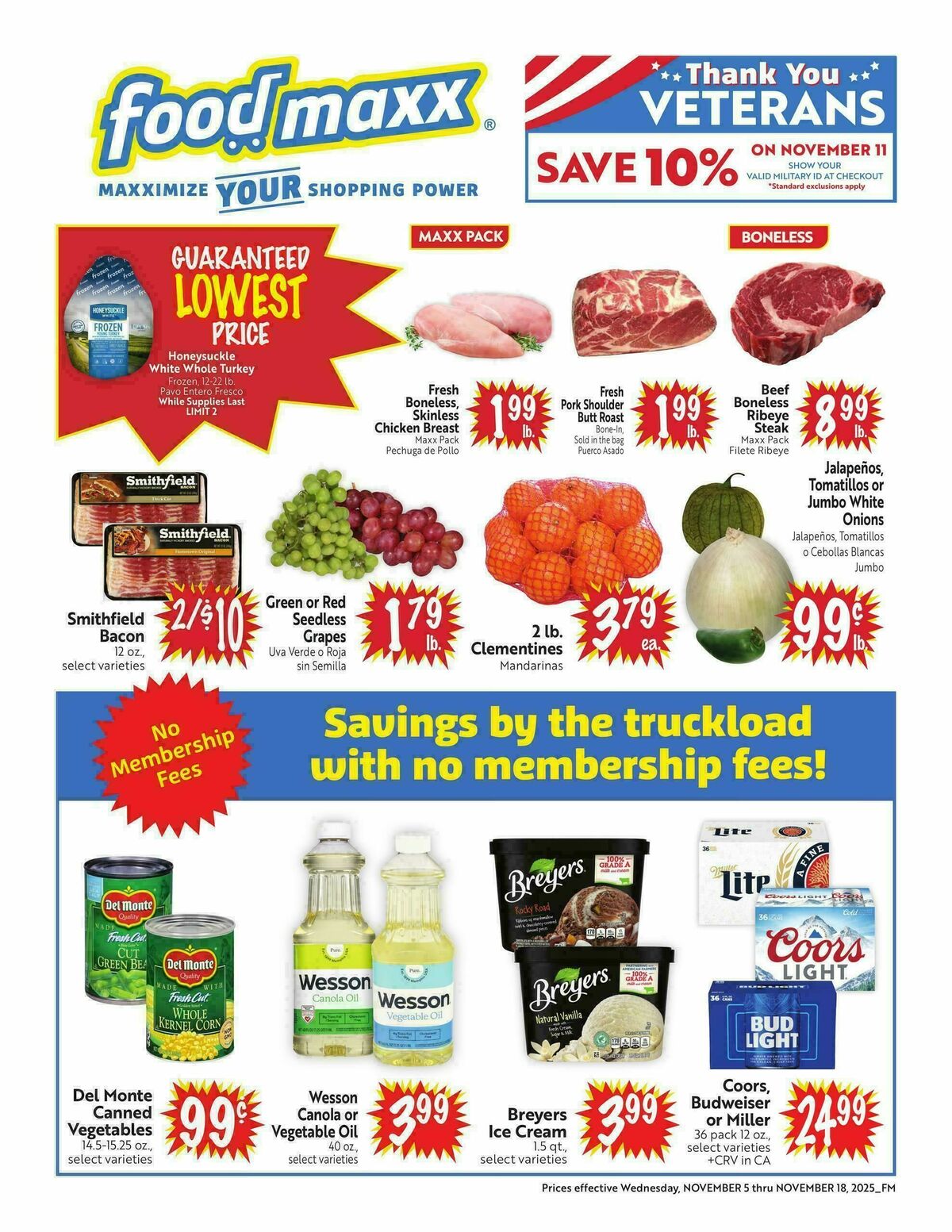 Food Maxx Weekly Ad from November 5