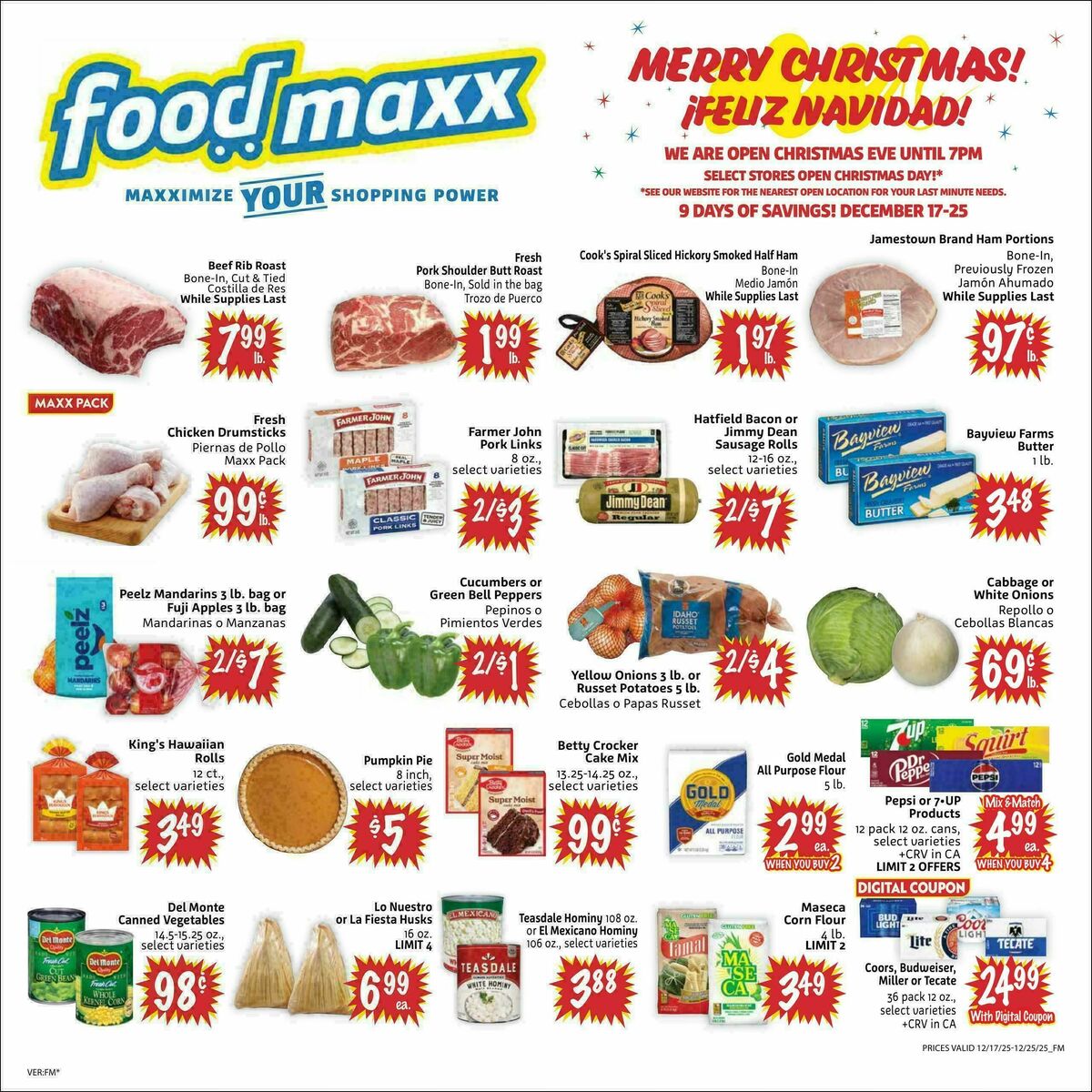 Food Maxx Weekly Ad from December 17