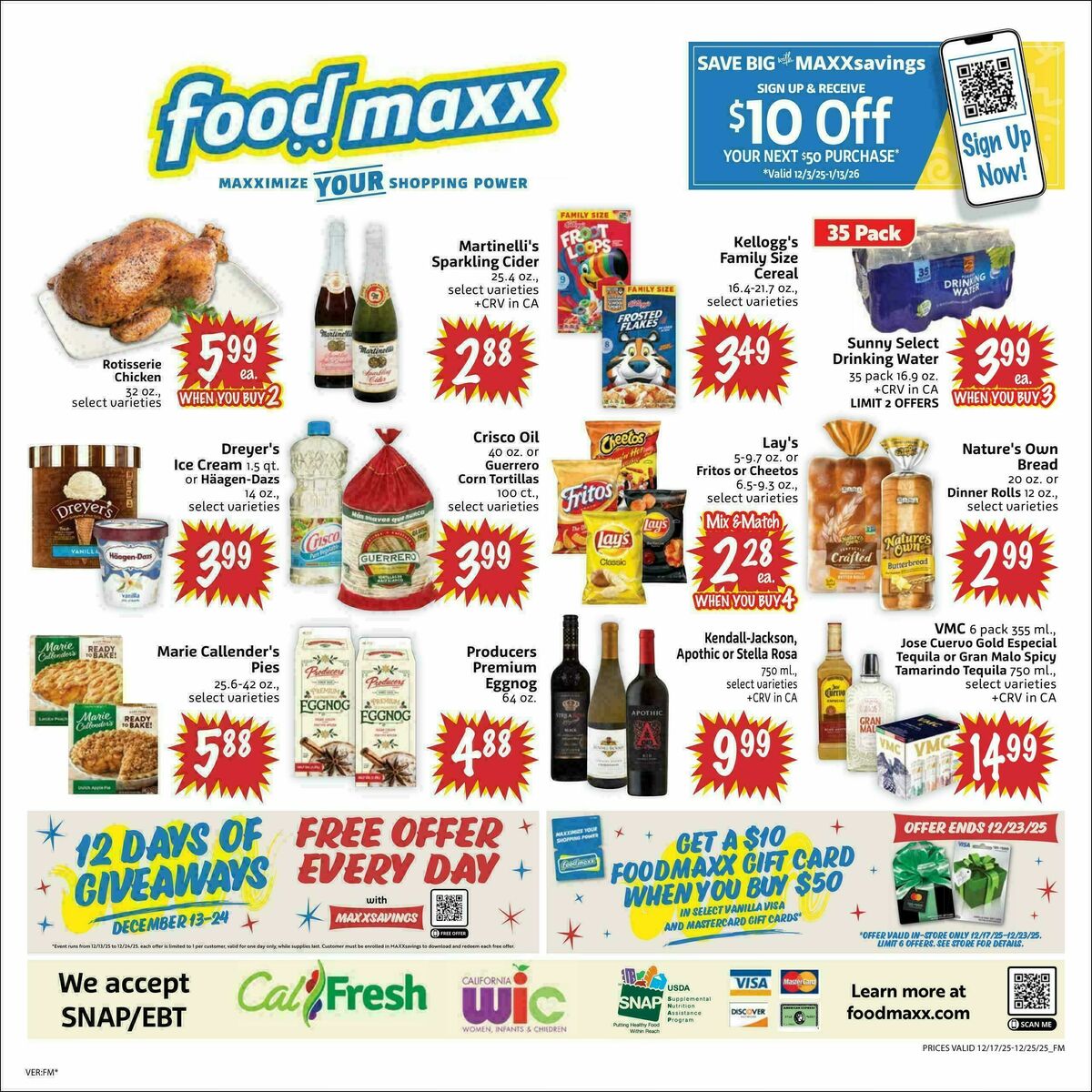 Food Maxx Weekly Ad from December 17