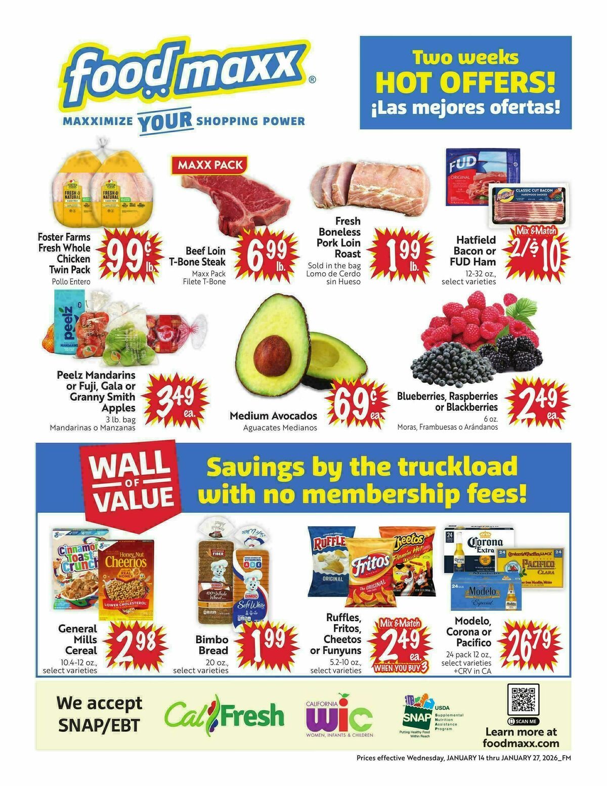Food Maxx Weekly Ad from January 14