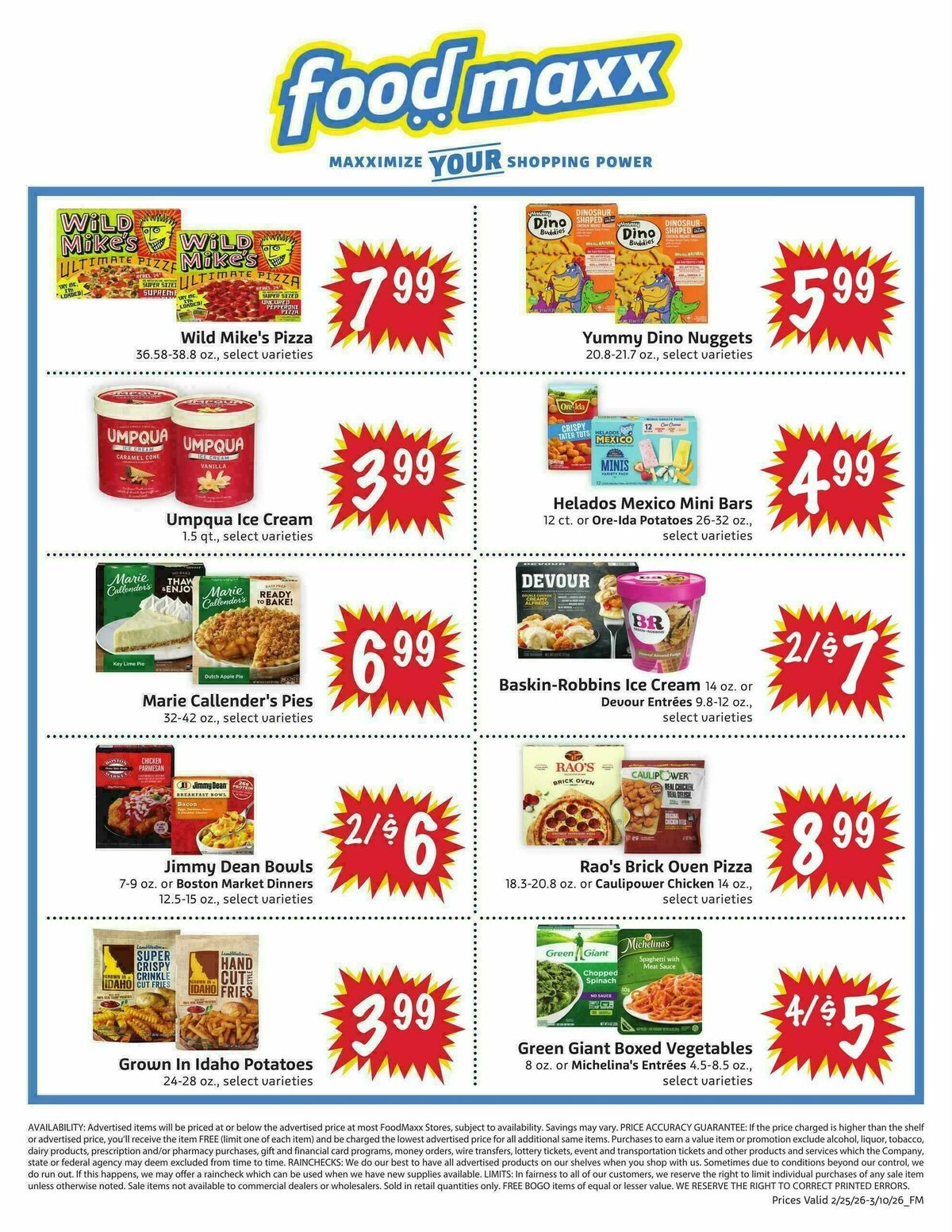 Food Maxx Weekly Ad from February 25