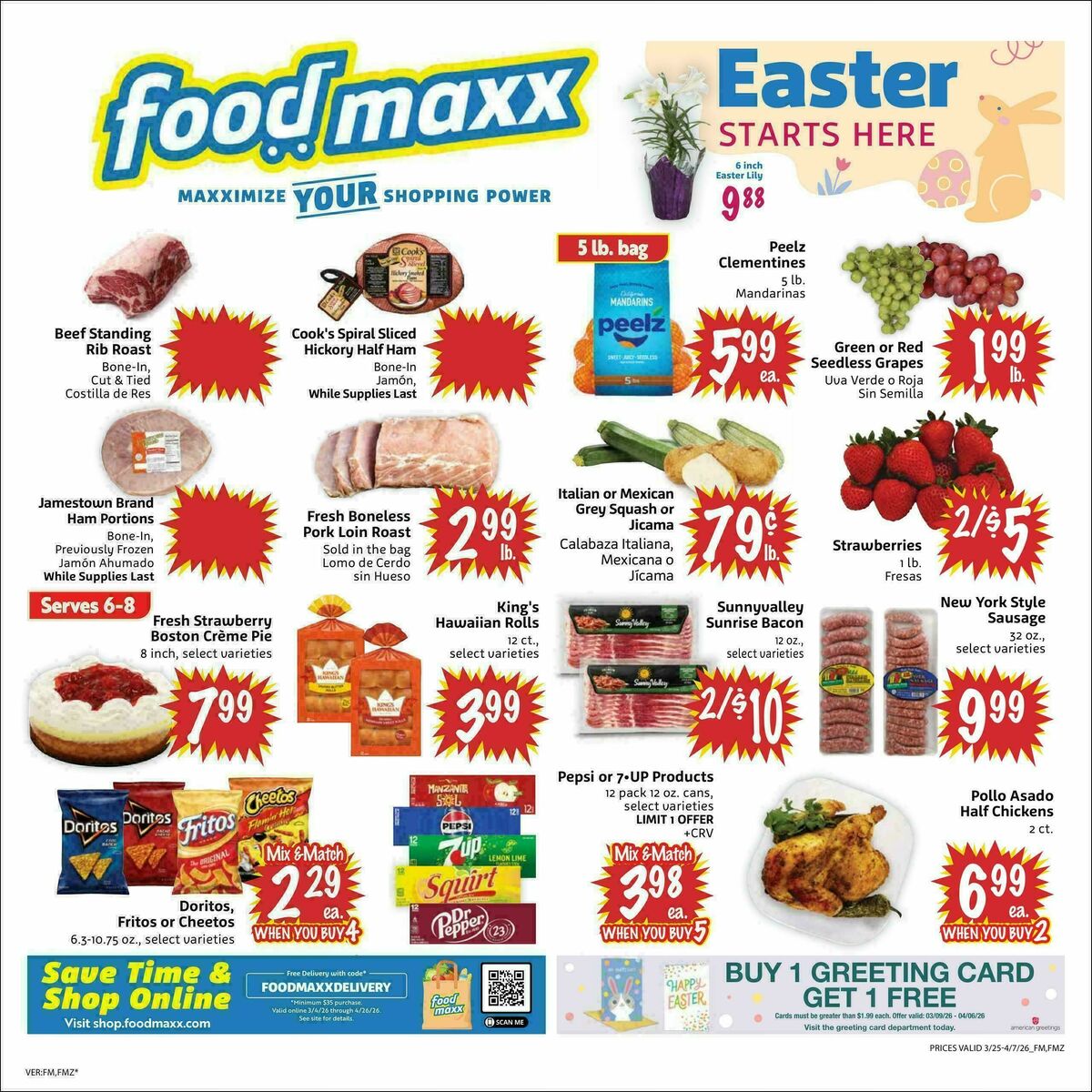Food Maxx Weekly Ad from March 25