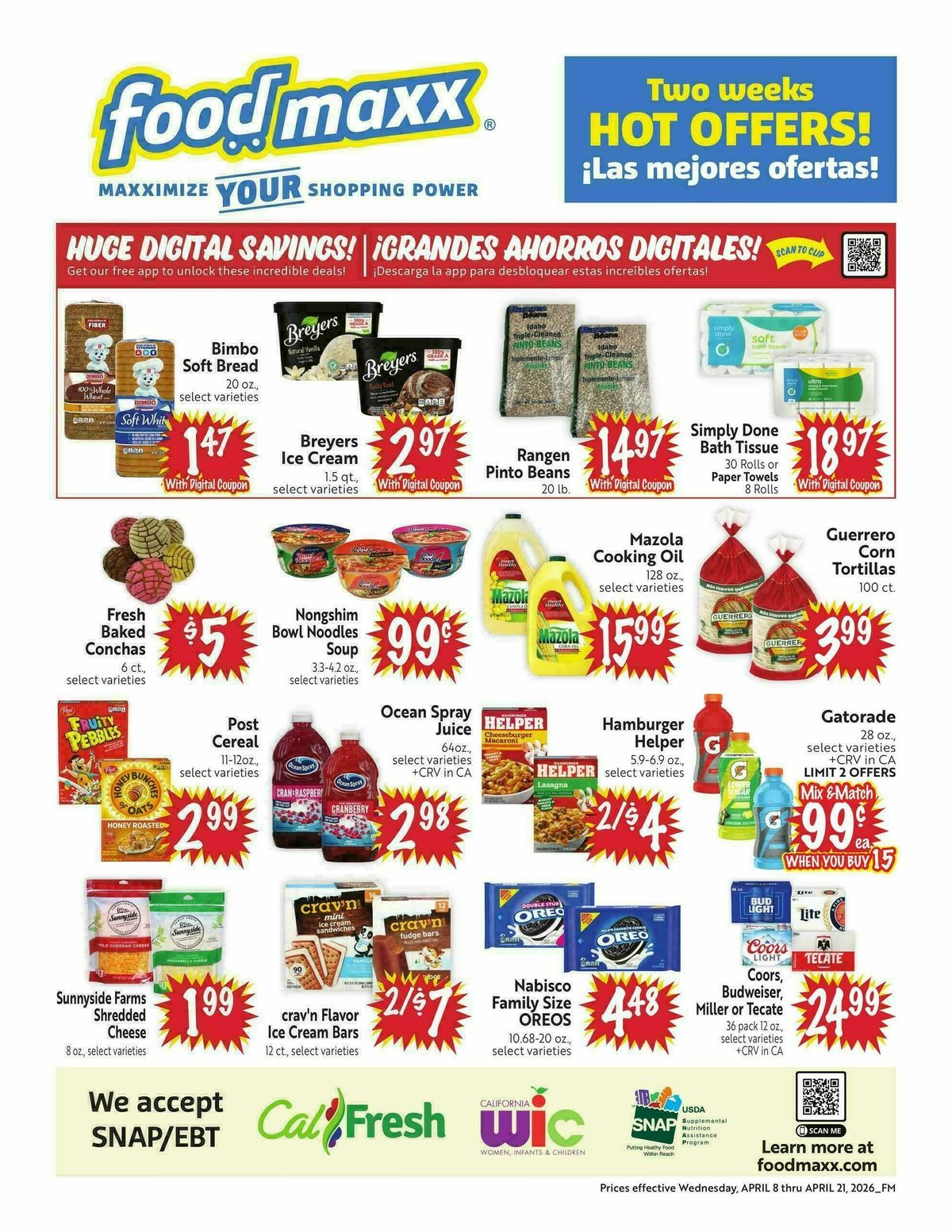 Food Maxx Weekly Ad from April 8