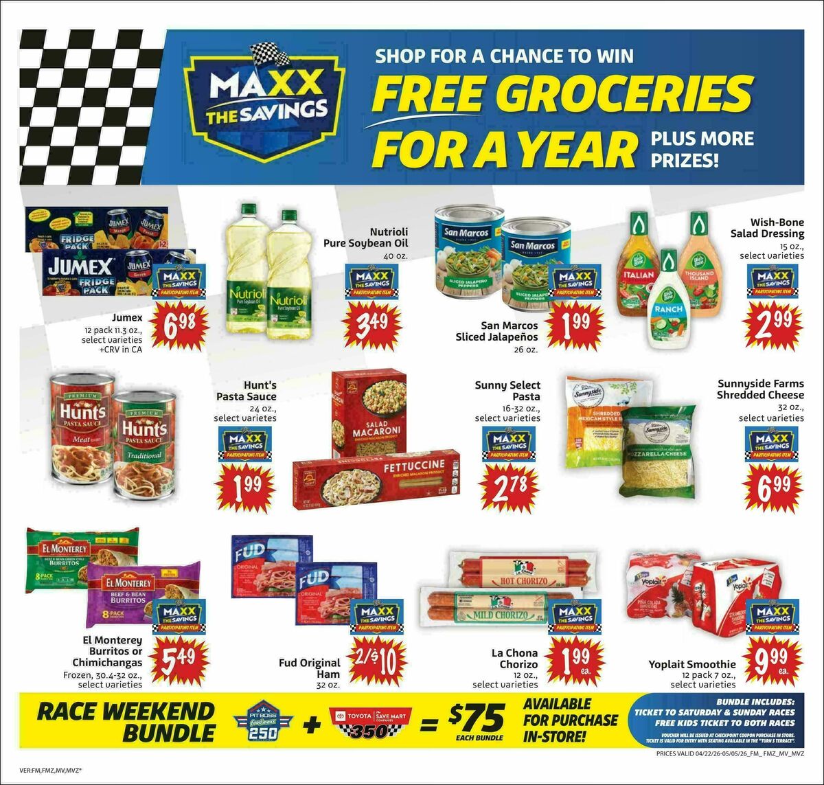 Food Maxx Weekly Ad from April 22
