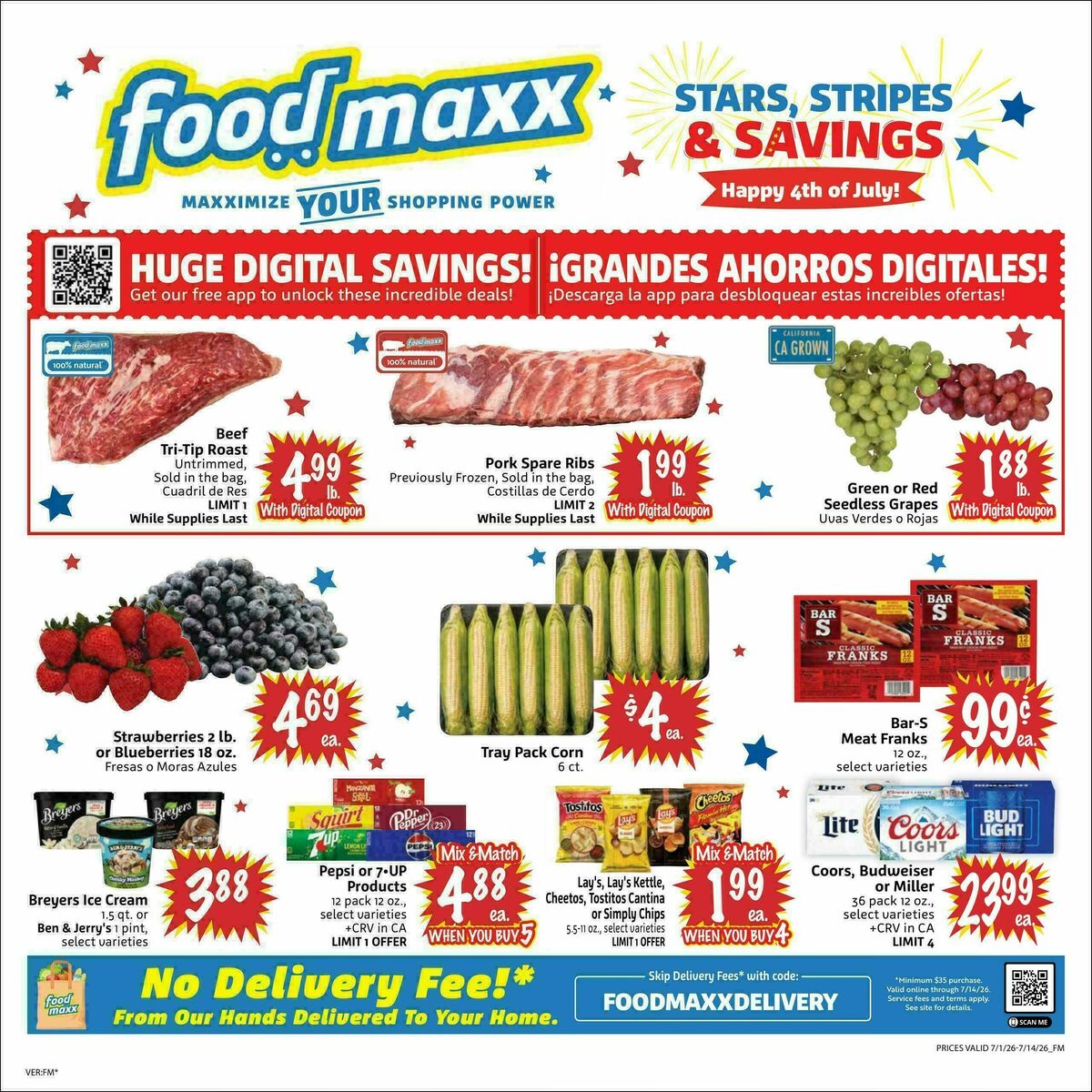 Food Maxx Weekly Ad from July 1