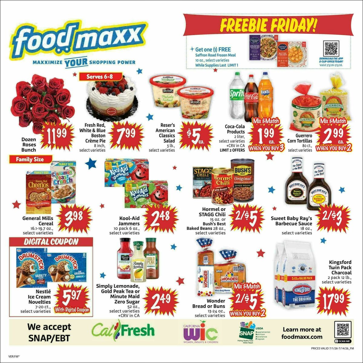 Food Maxx Weekly Ad from July 1