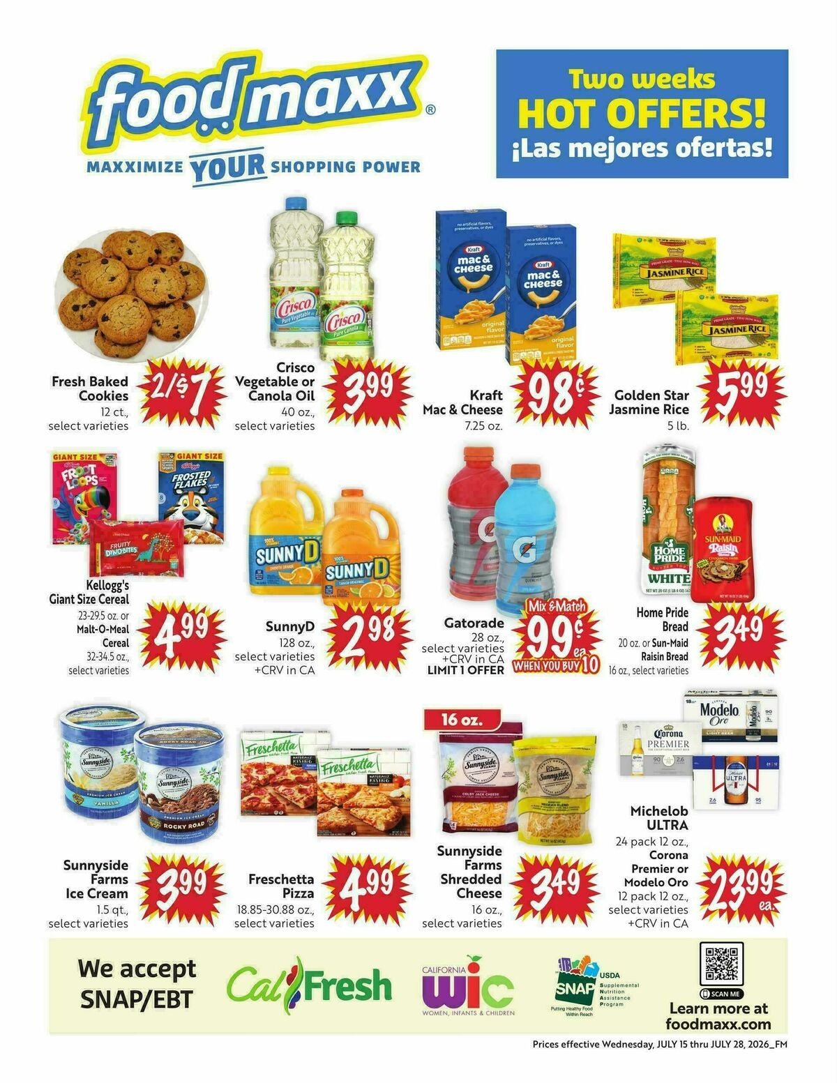 Food Maxx Weekly Ad from July 15