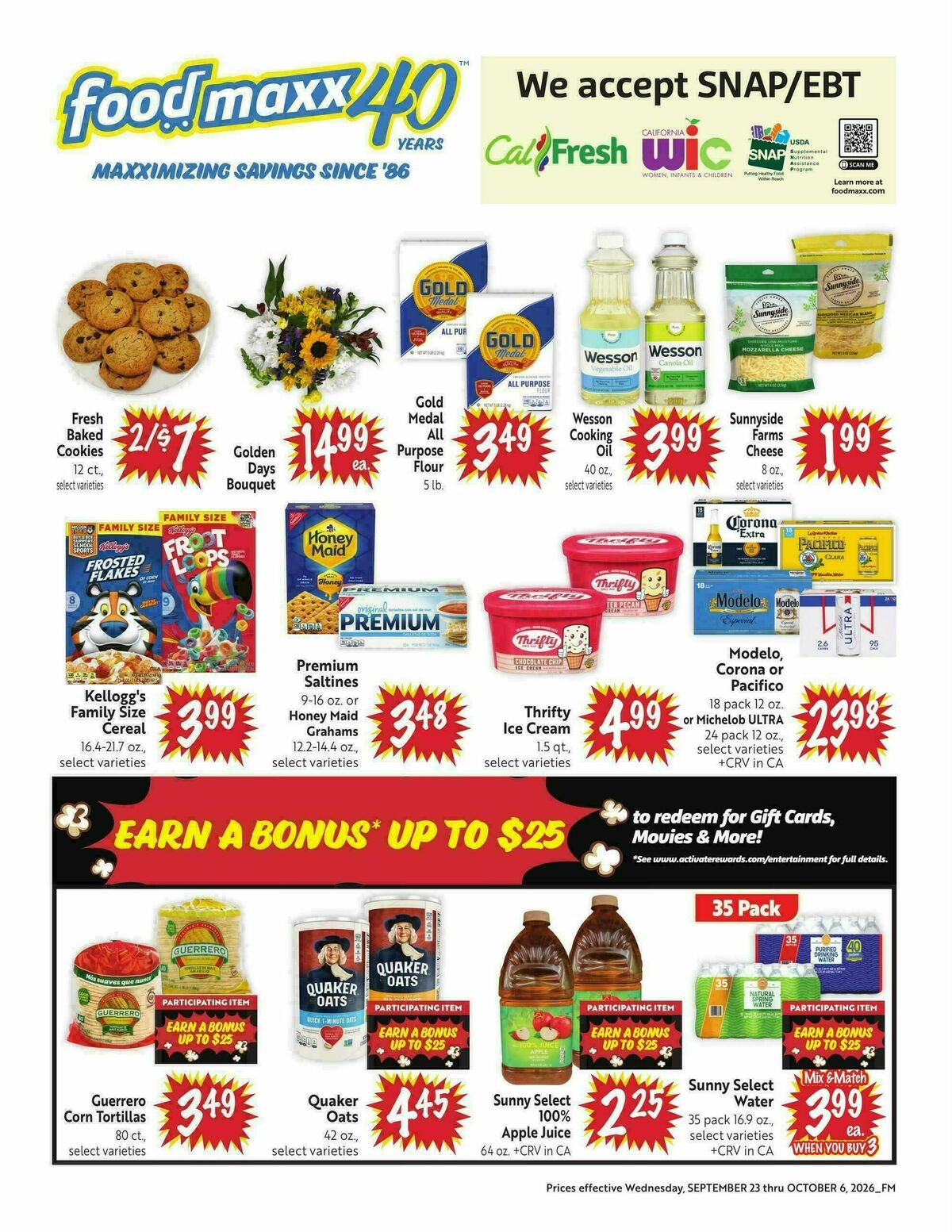 Food Maxx Weekly Ad from September 23