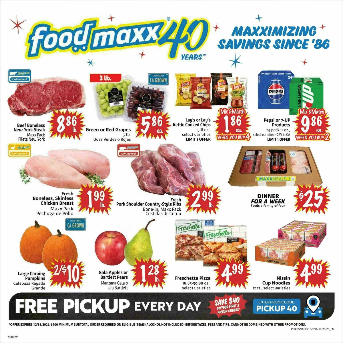 Food Maxx Weekly Ad from October 7