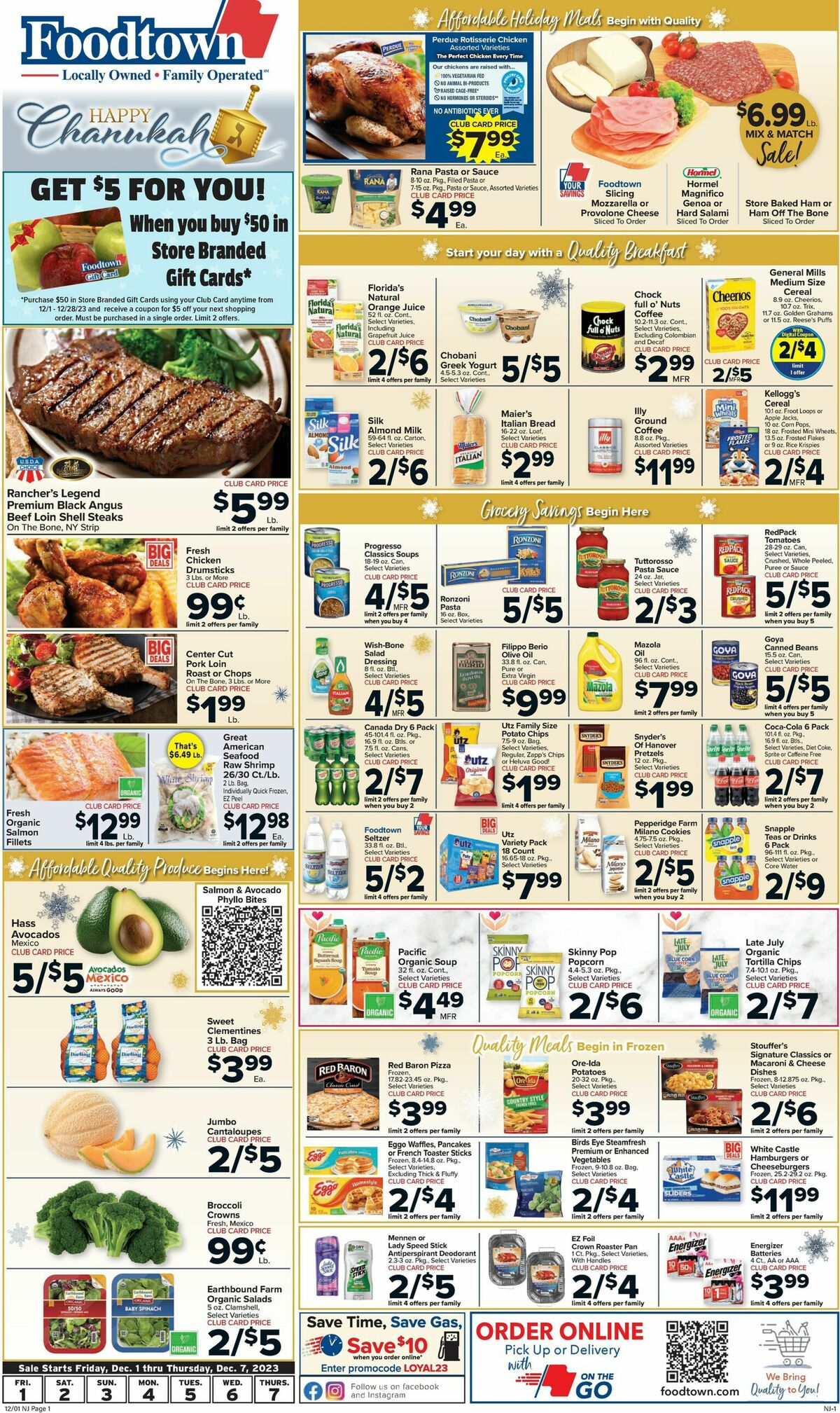Food Town Weekly Ad from December 1