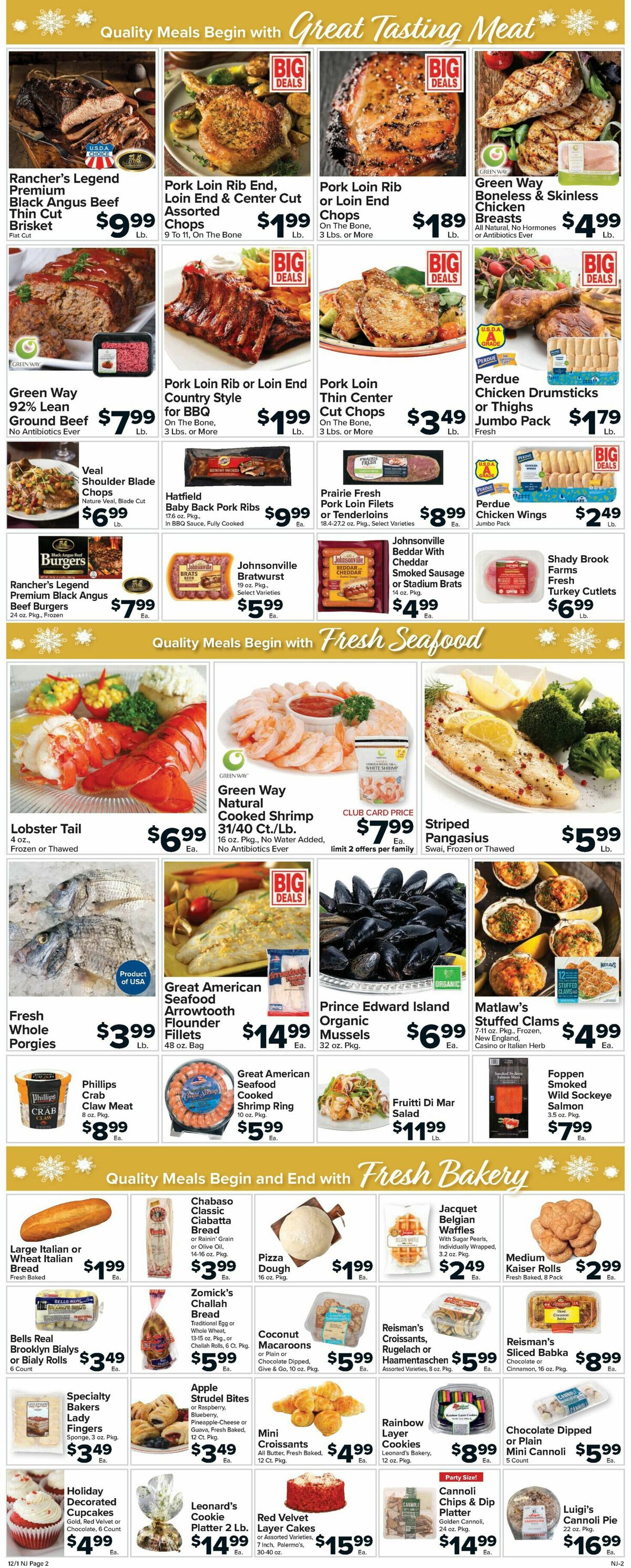 Food Town Weekly Ad from December 1