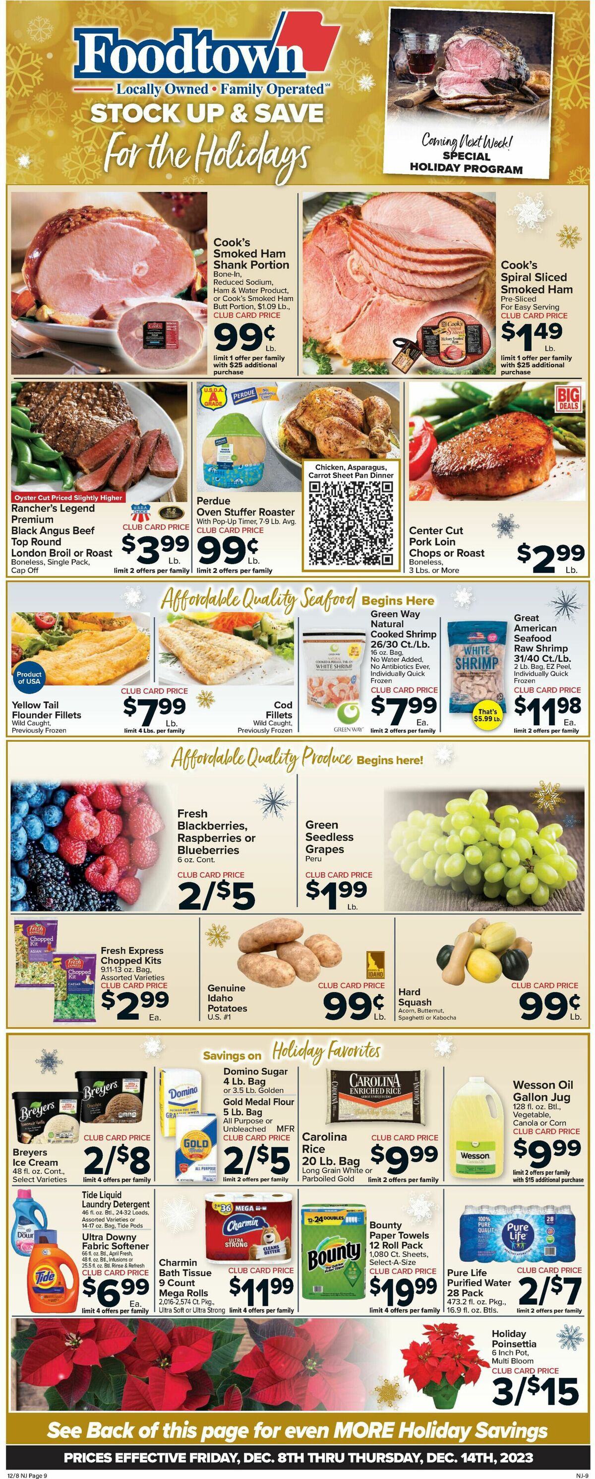 Food Town Weekly Ad from December 8