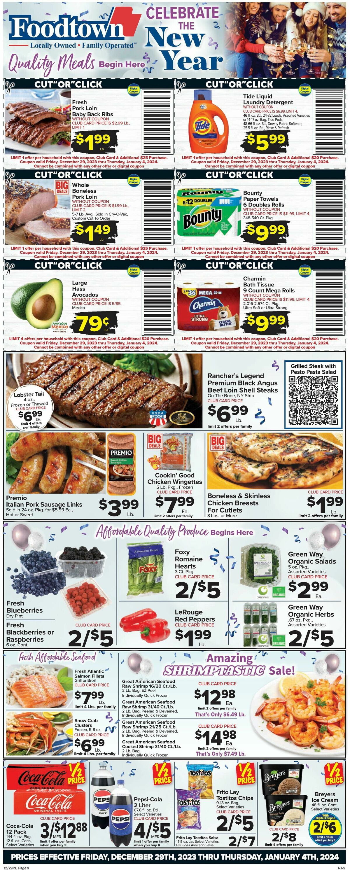 Food Town Weekly Ad from December 29