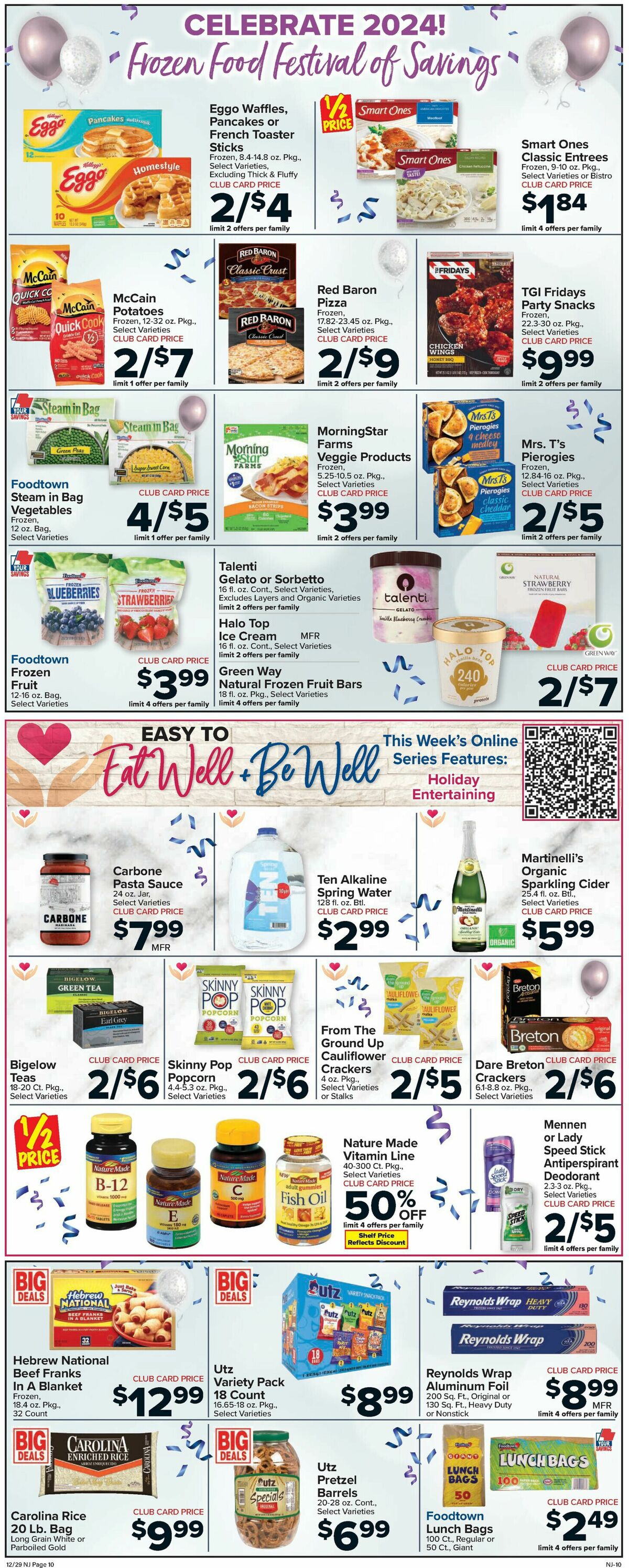 Food Town Weekly Ad from December 29