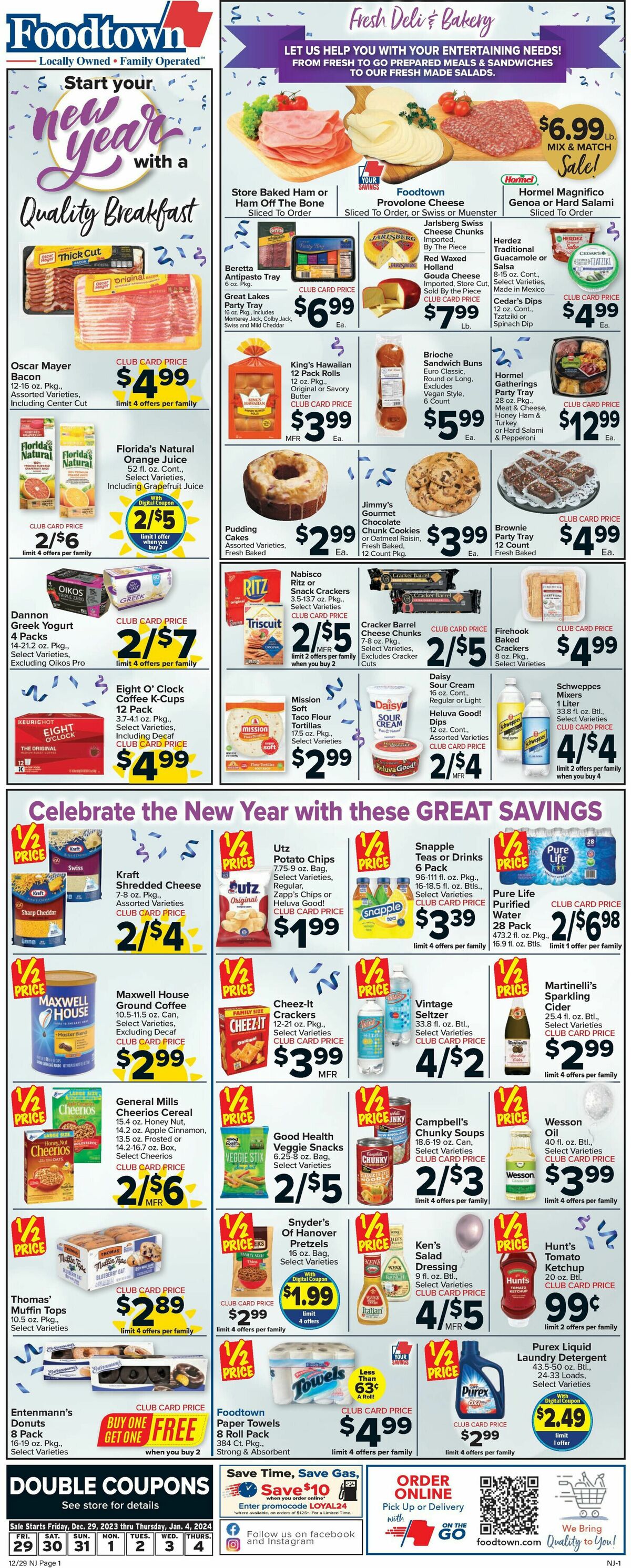 Food Town Weekly Ad from December 29