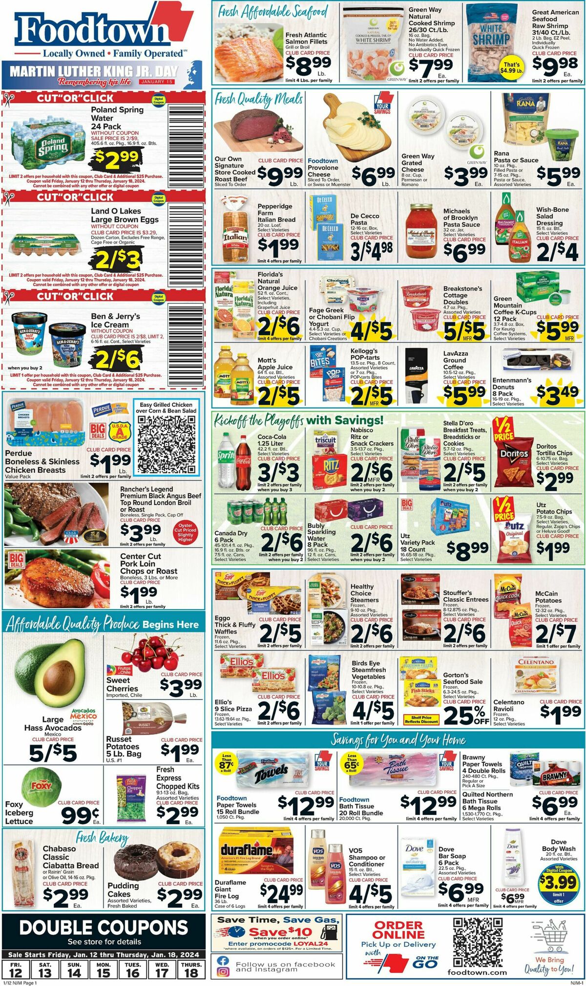 Food Town Weekly Ad from January 12