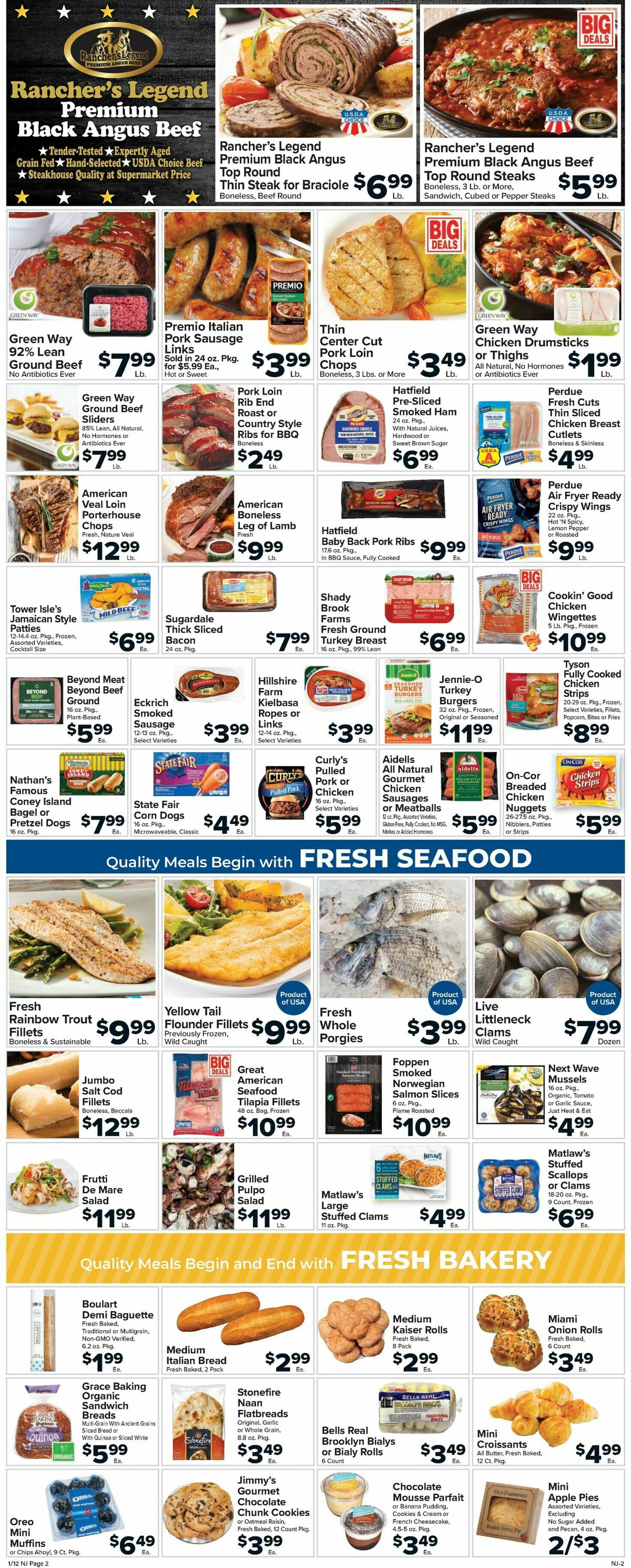 Food Town Weekly Ad from January 12