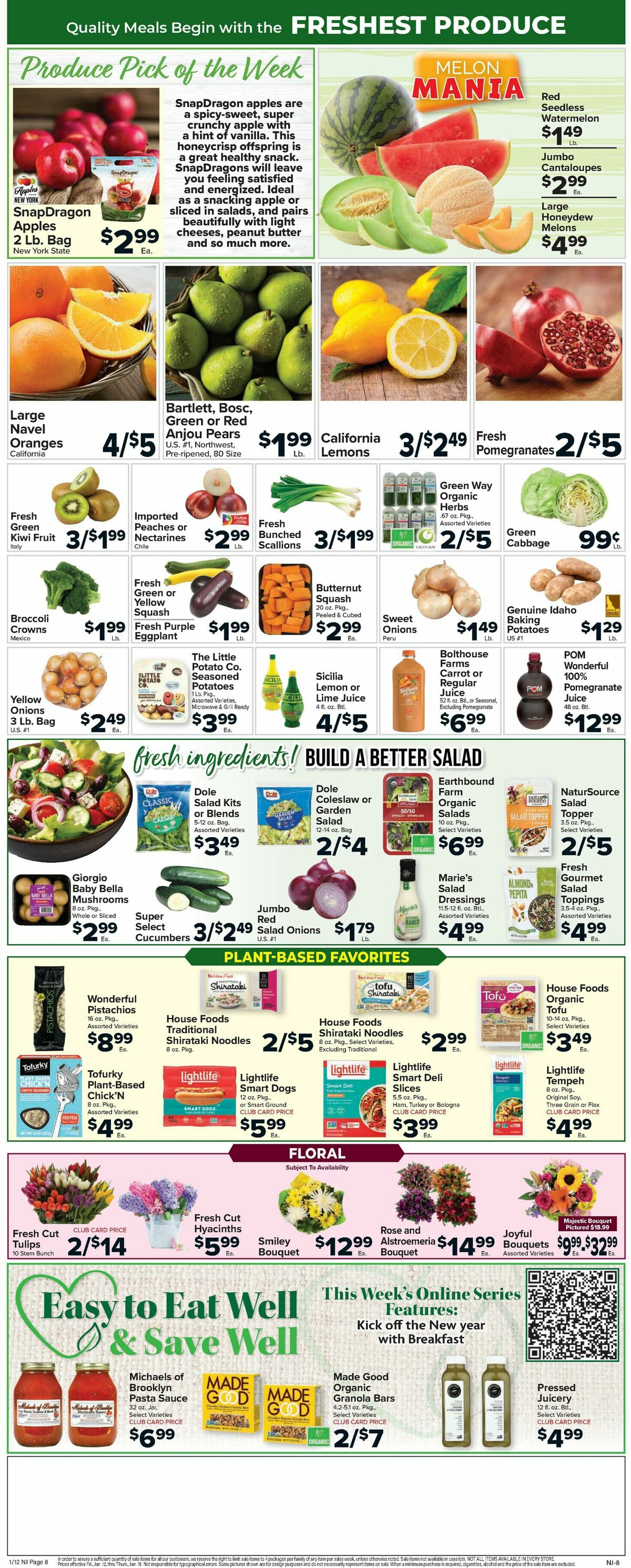 Food Town Weekly Ad from January 12