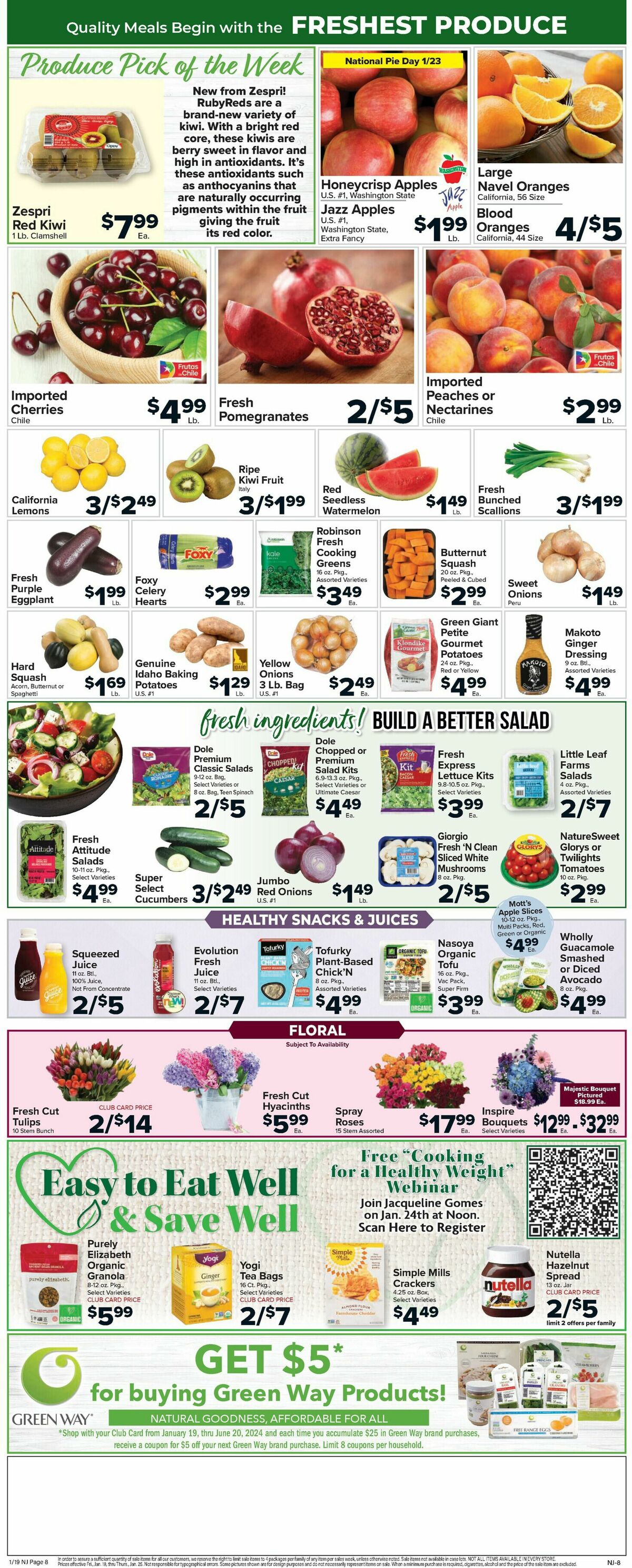 Food Town Weekly Ad from January 19
