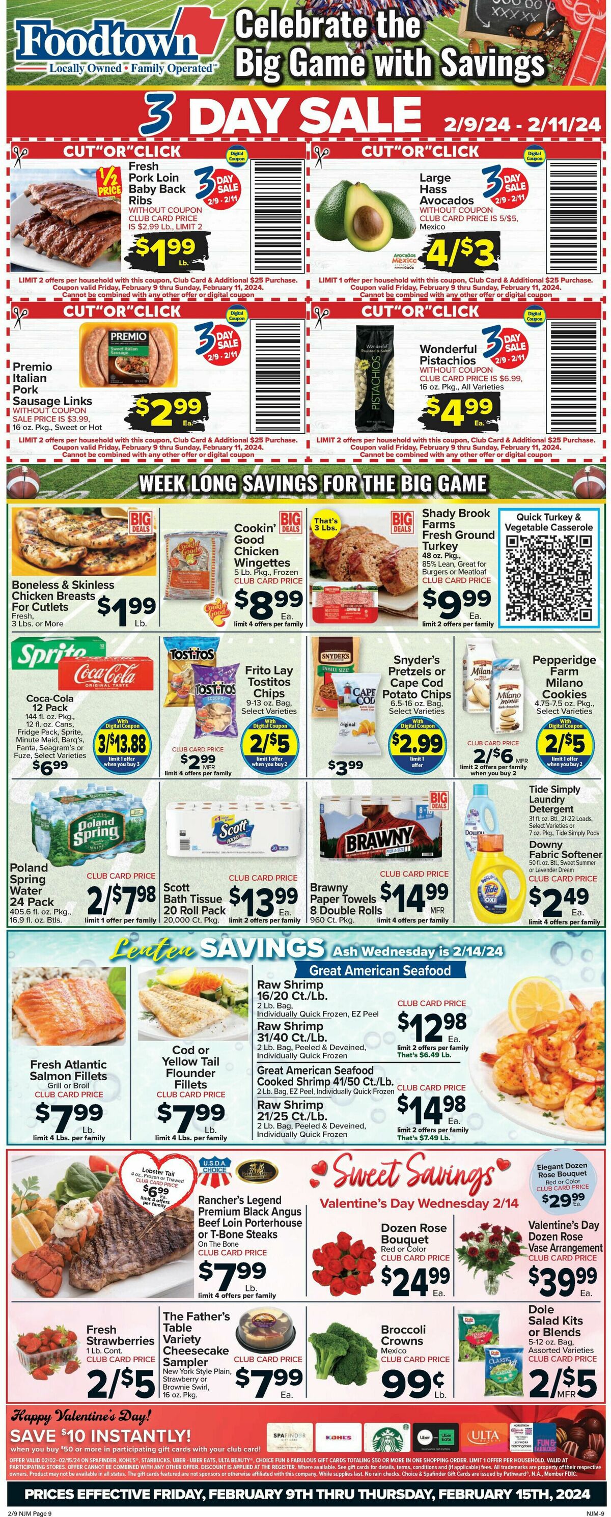 Food Town Weekly Ad from February 9