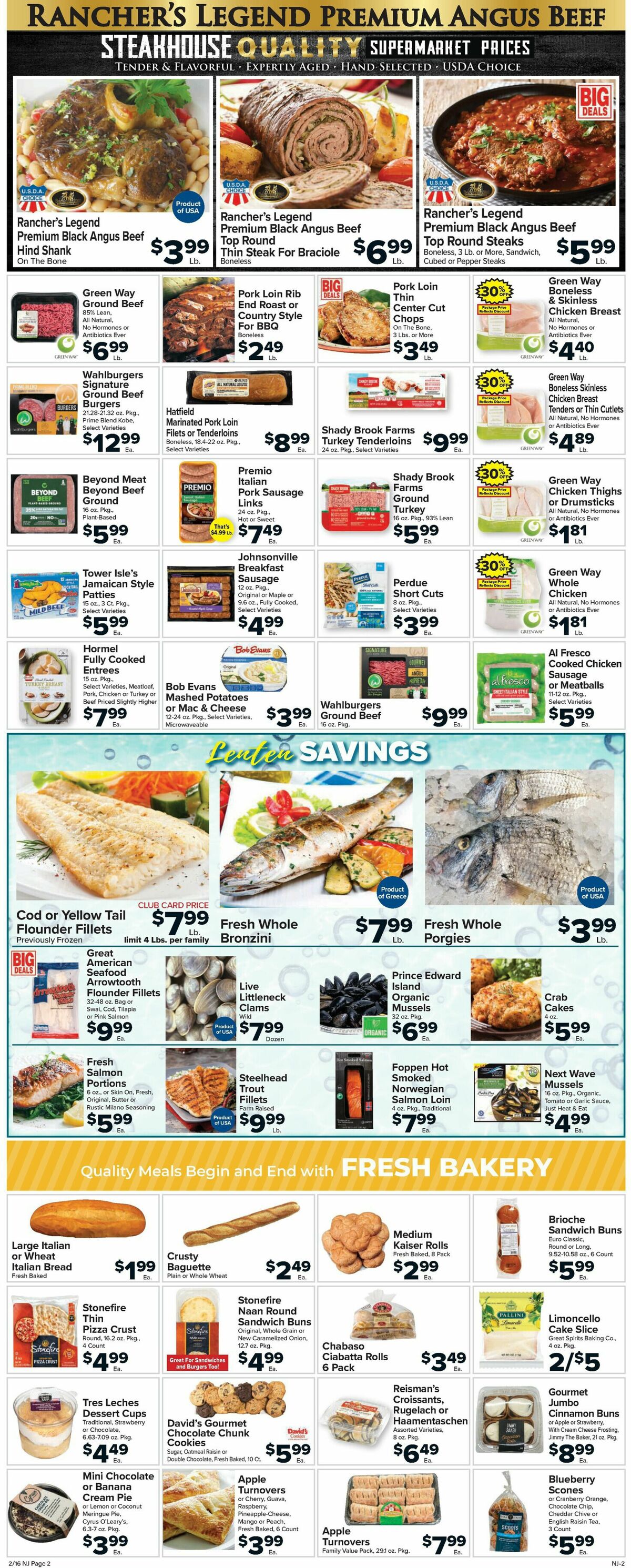 Food Town Weekly Ad from February 16