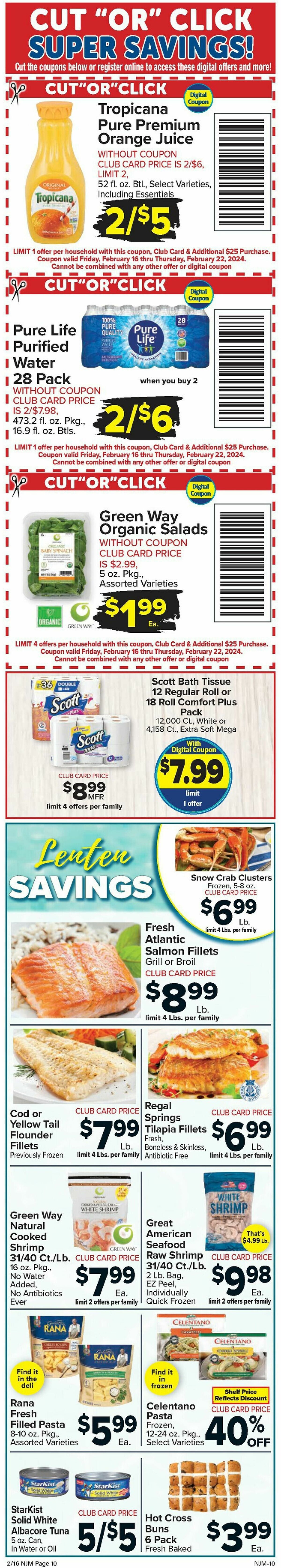 Food Town Weekly Ad from February 16
