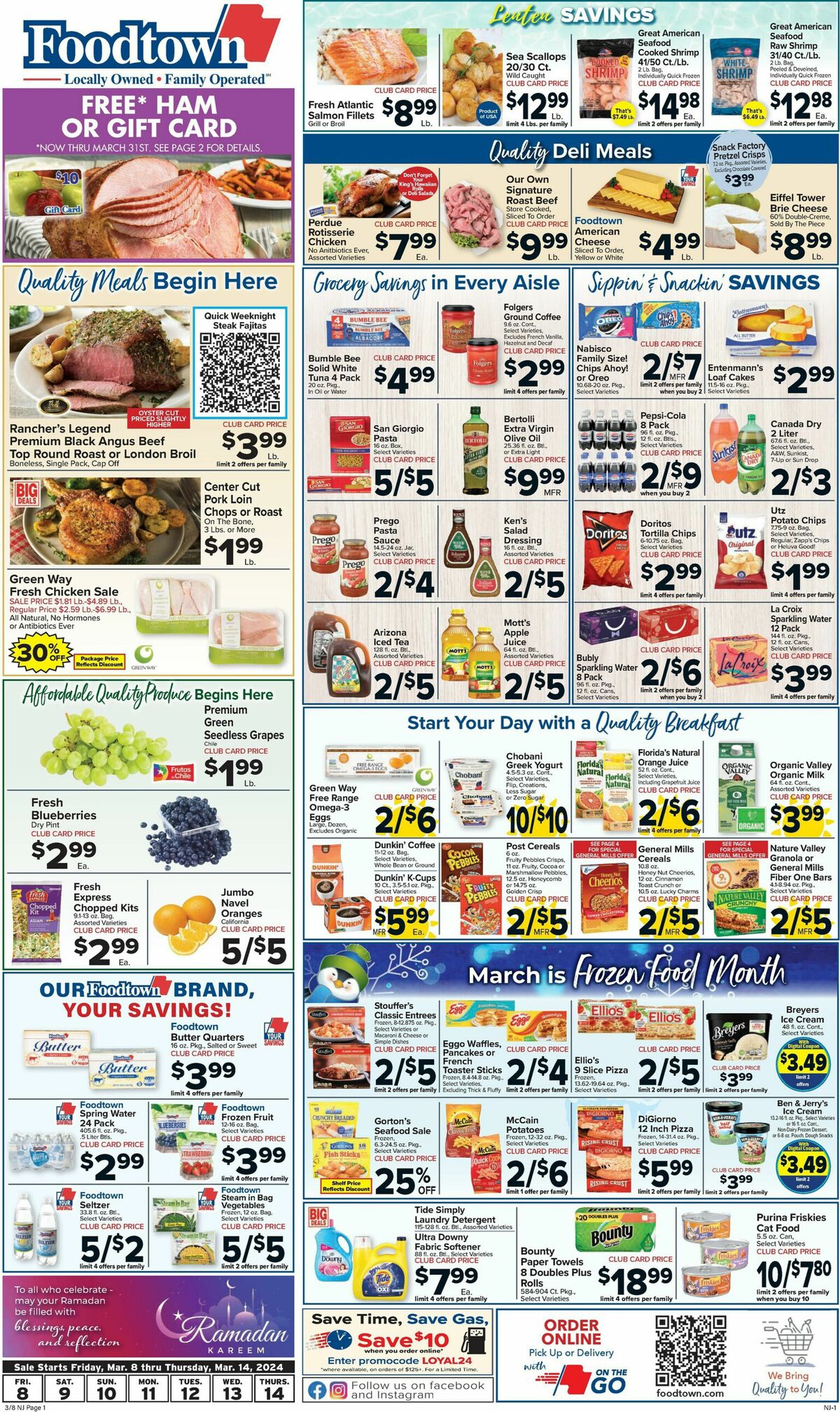 Food Town Weekly Ad from March 8