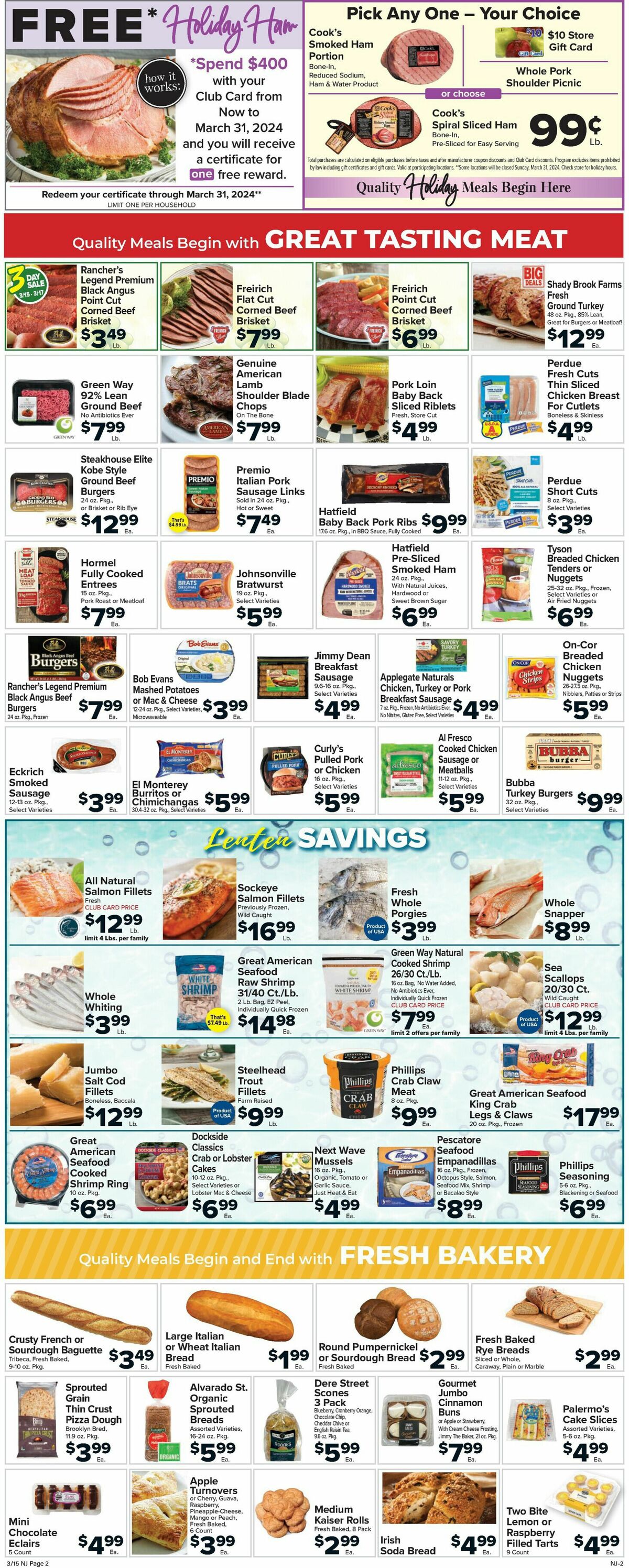 Food Town Weekly Ad from March 15