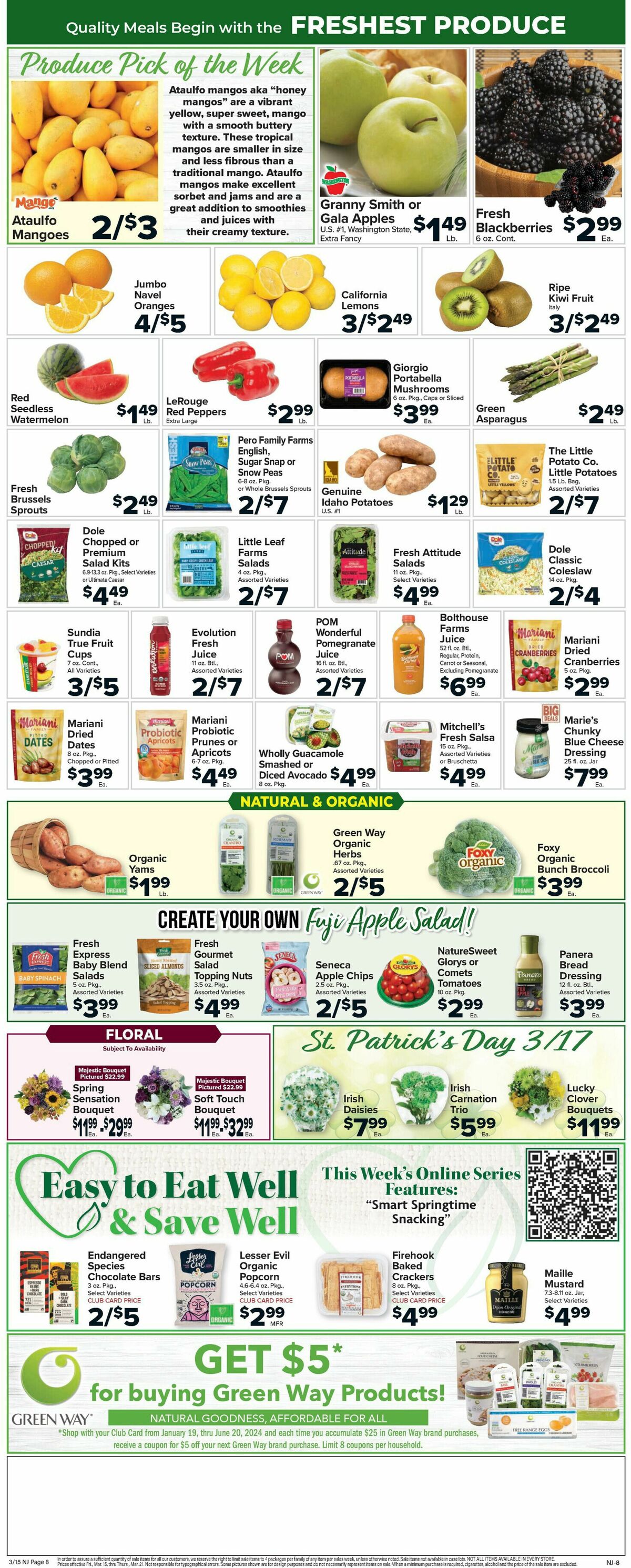 Food Town Weekly Ad from March 15