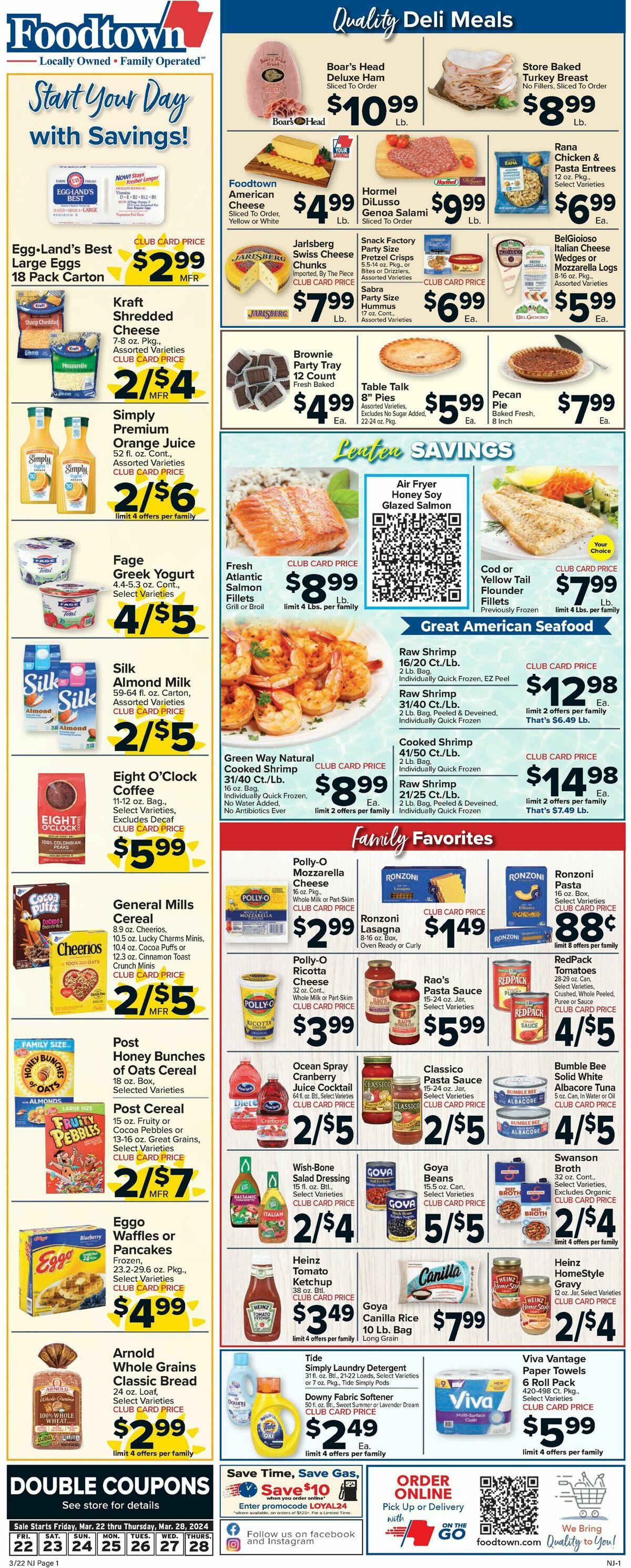 Food Town Weekly Ad from March 22
