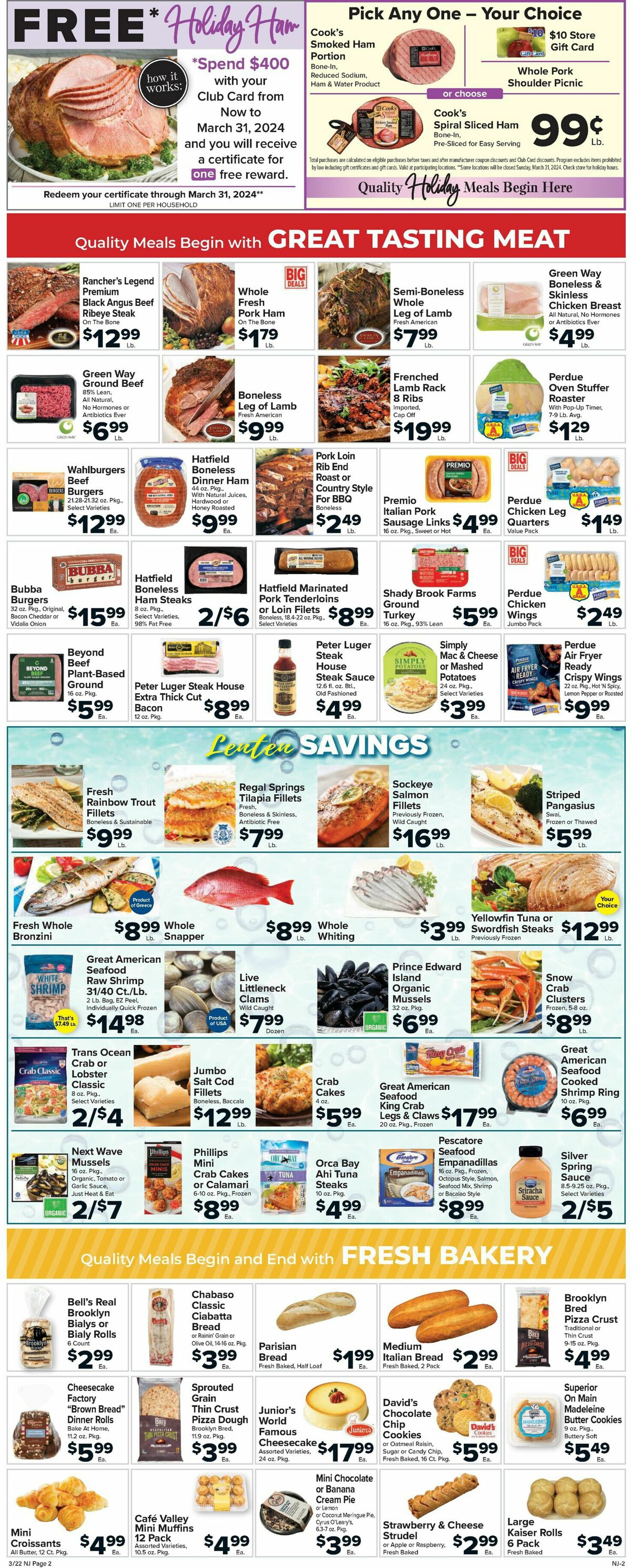 Food Town Weekly Ad from March 22