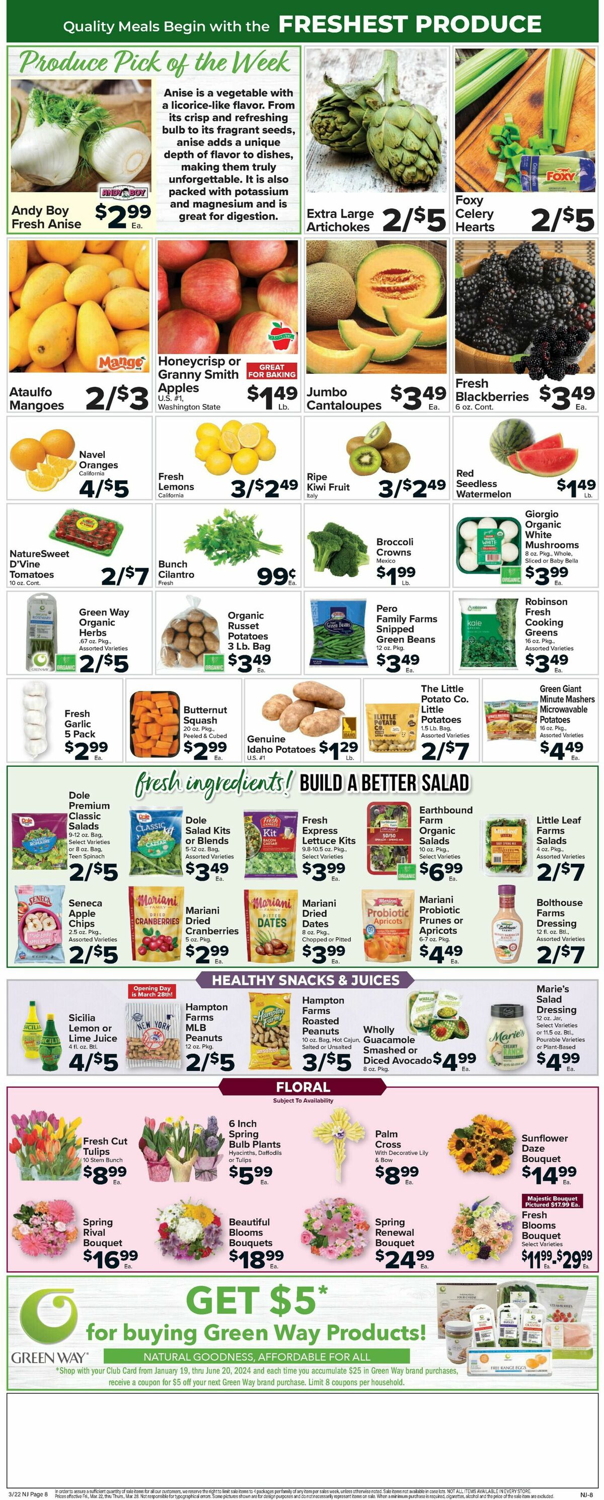 Food Town Weekly Ad from March 22