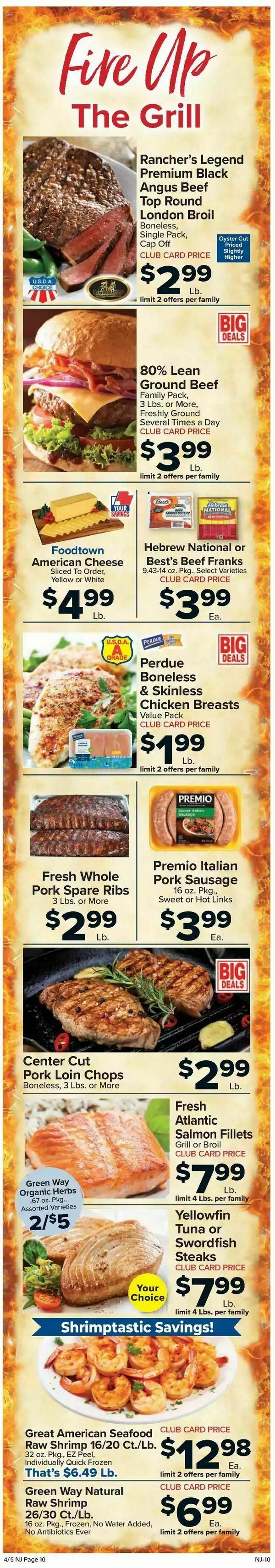 Food Town Weekly Ad from April 5
