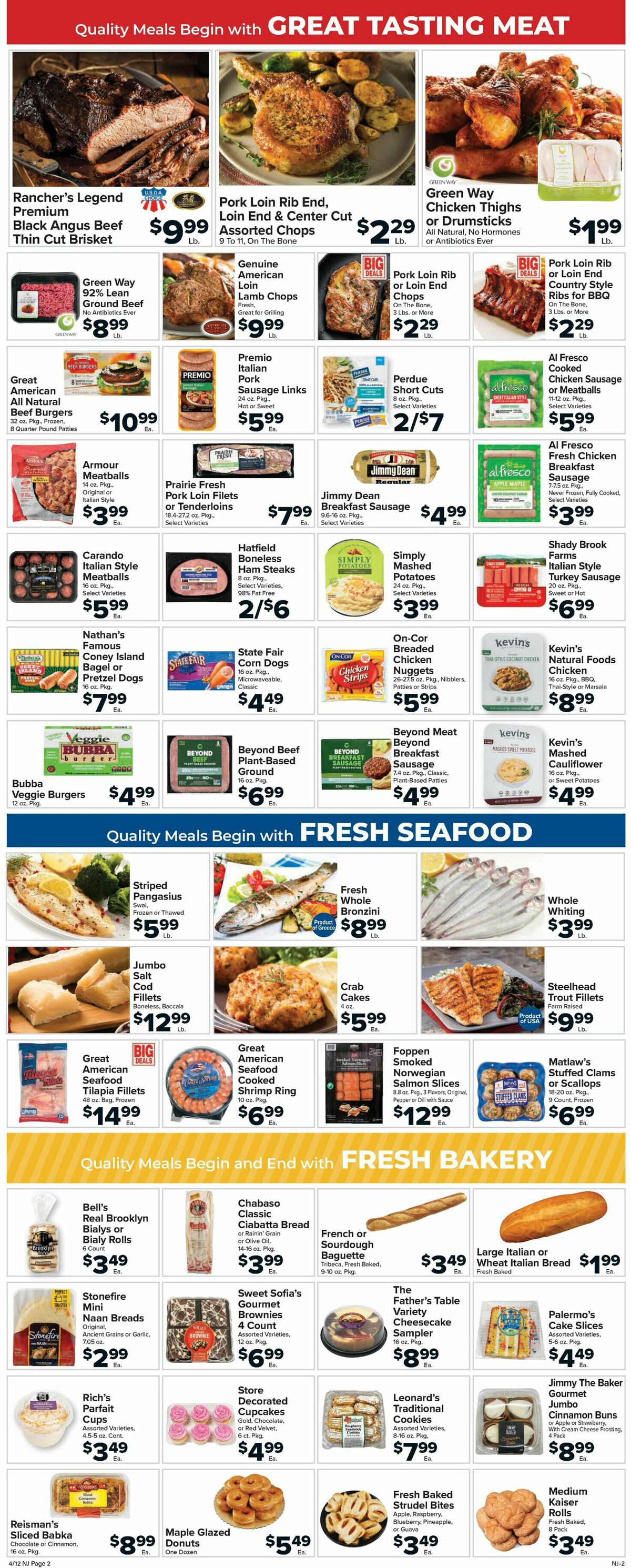 Food Town Weekly Ad from April 12