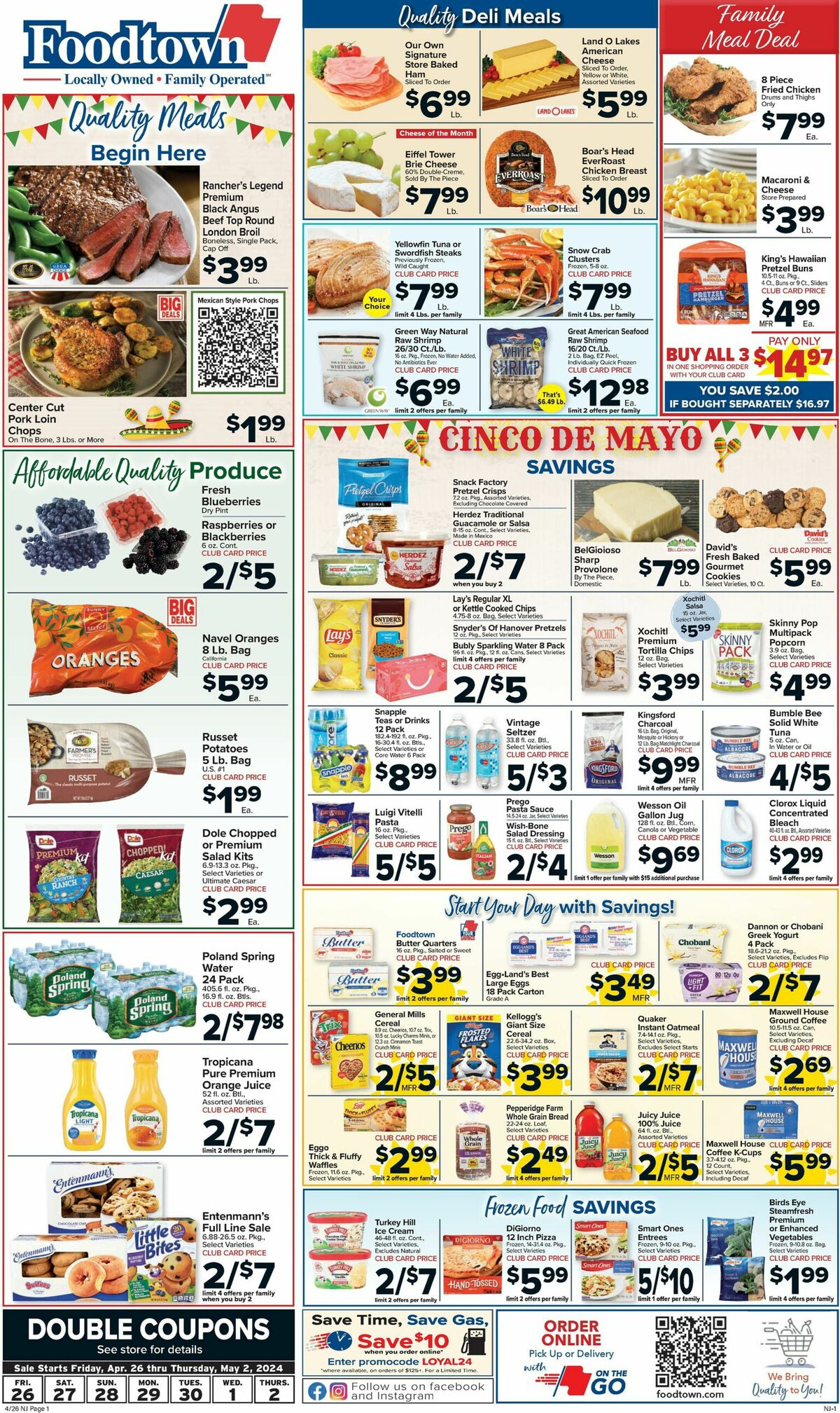 Food Town Weekly Ad from April 26