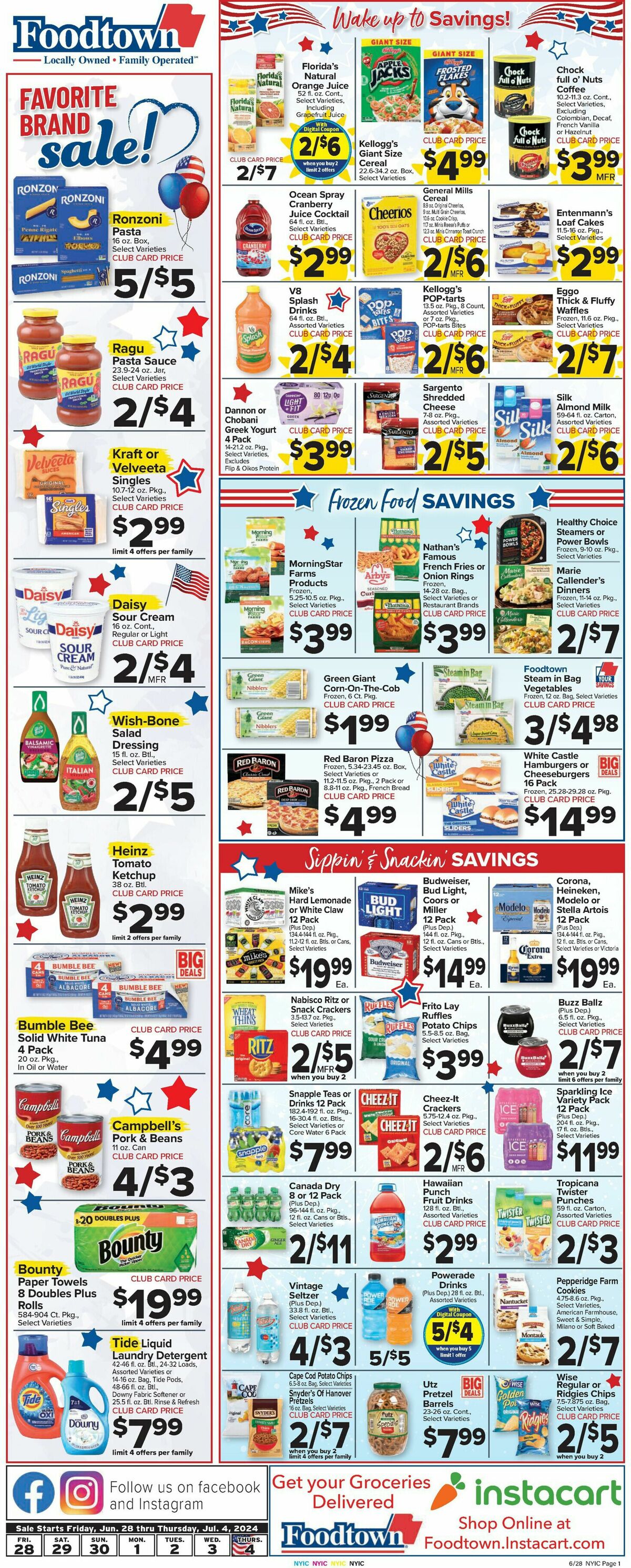 Food Town Weekly Ad from June 28