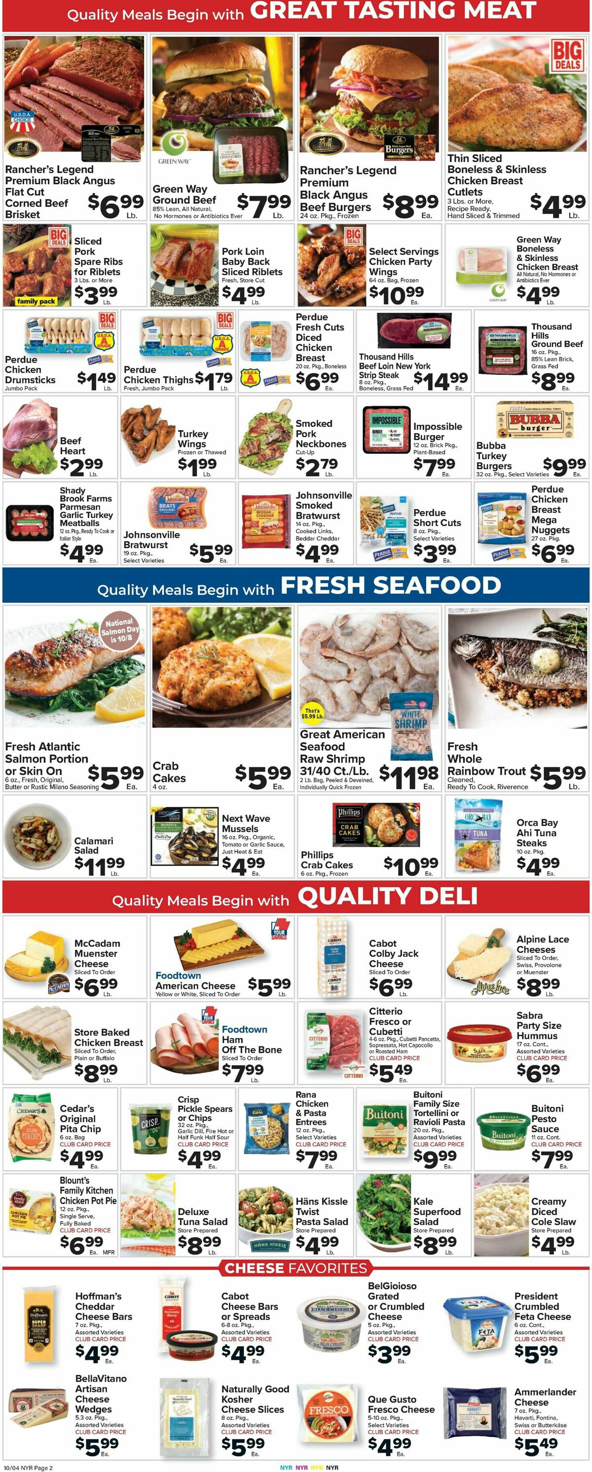 Food Town Weekly Ad from October 4