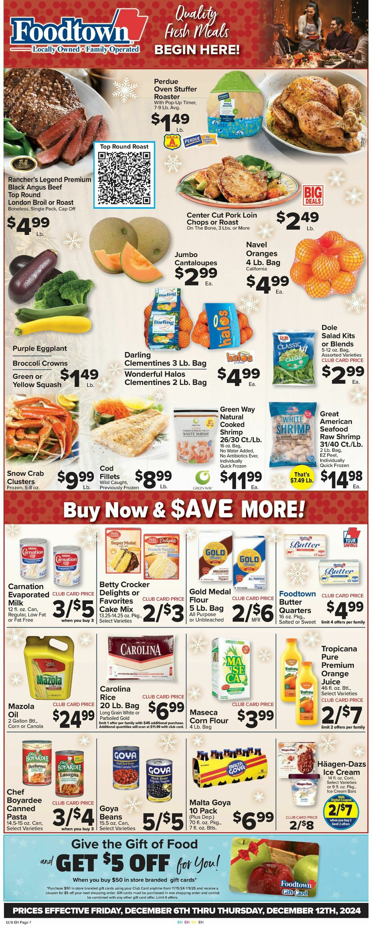 Food Town Weekly Ad from December 6