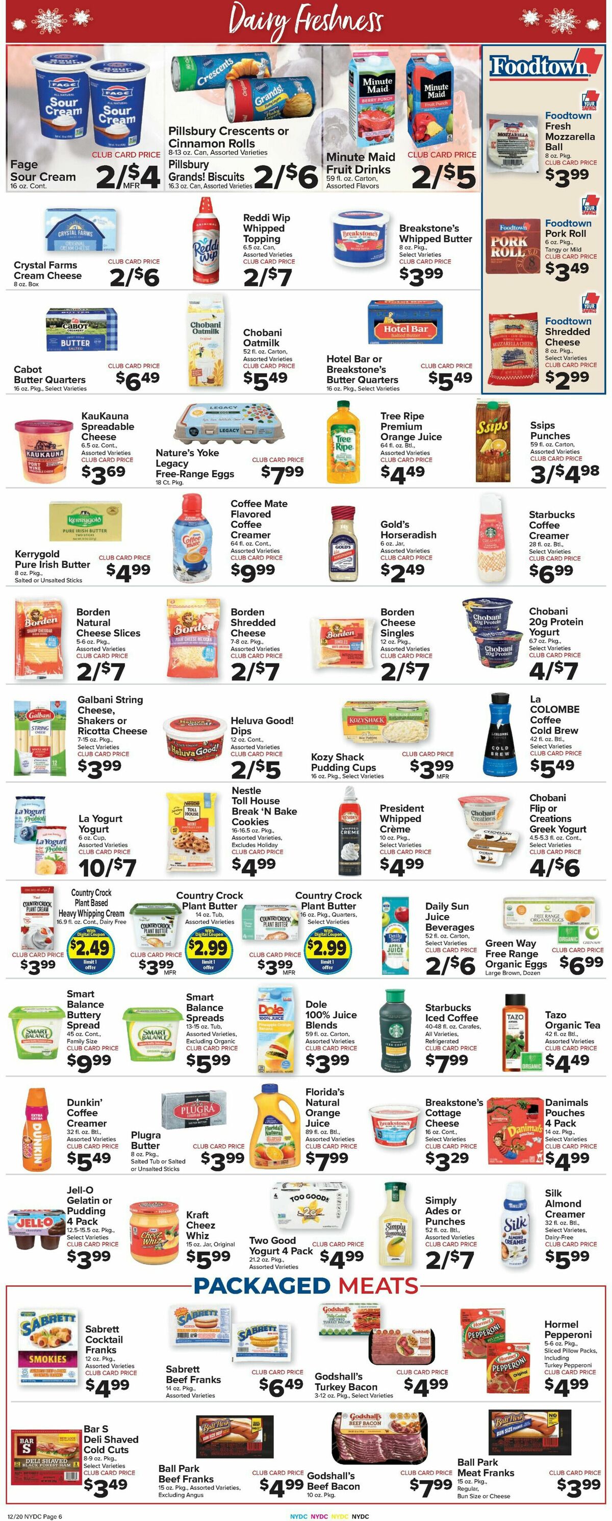 Food Town Weekly Ad from December 20