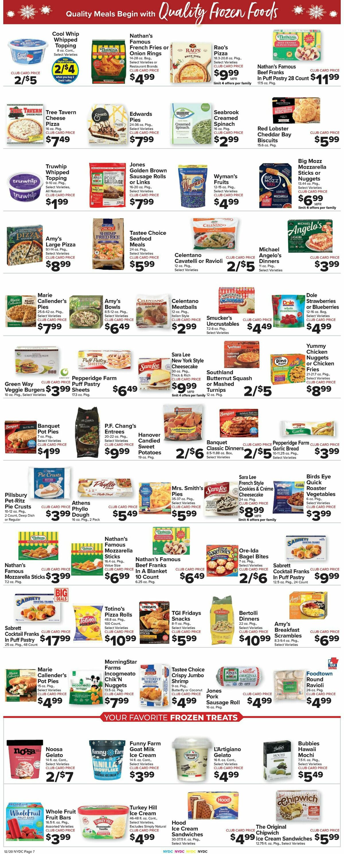 Food Town Weekly Ad from December 20