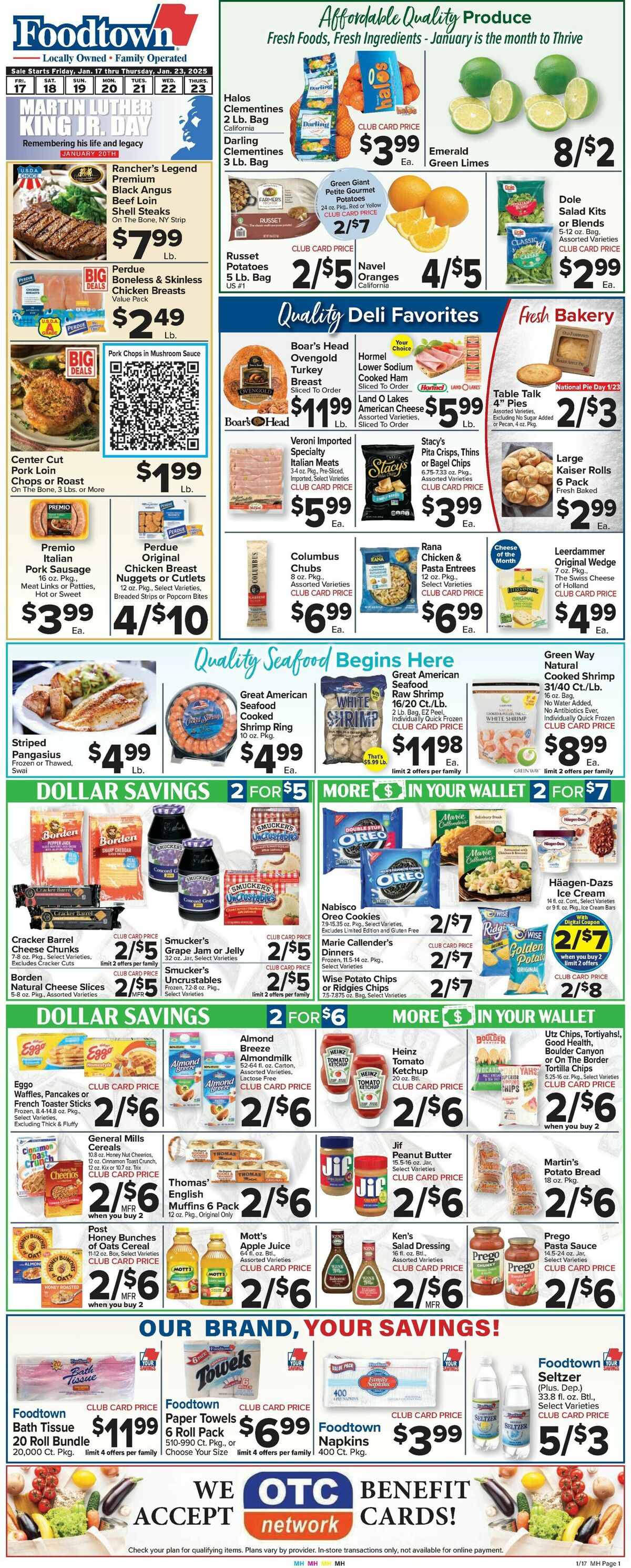 Food Town Weekly Ad from January 17