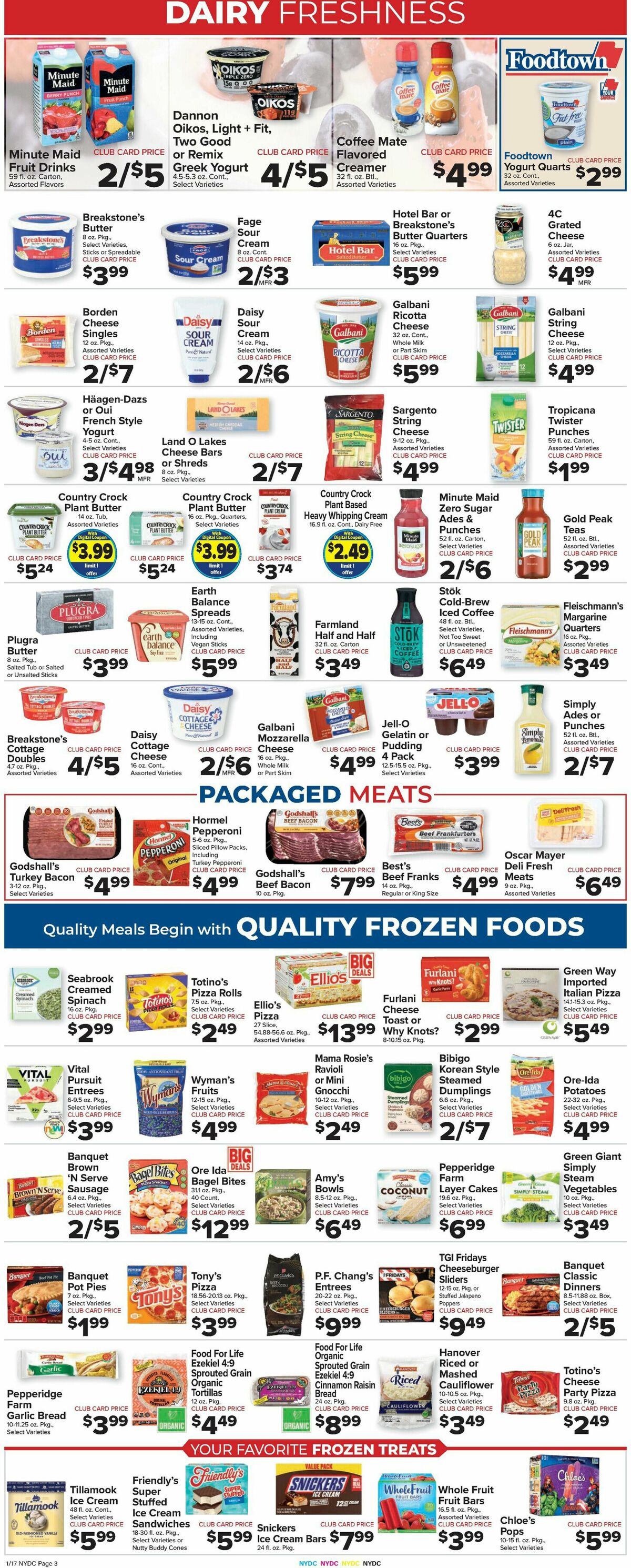 Food Town Weekly Ad from January 17