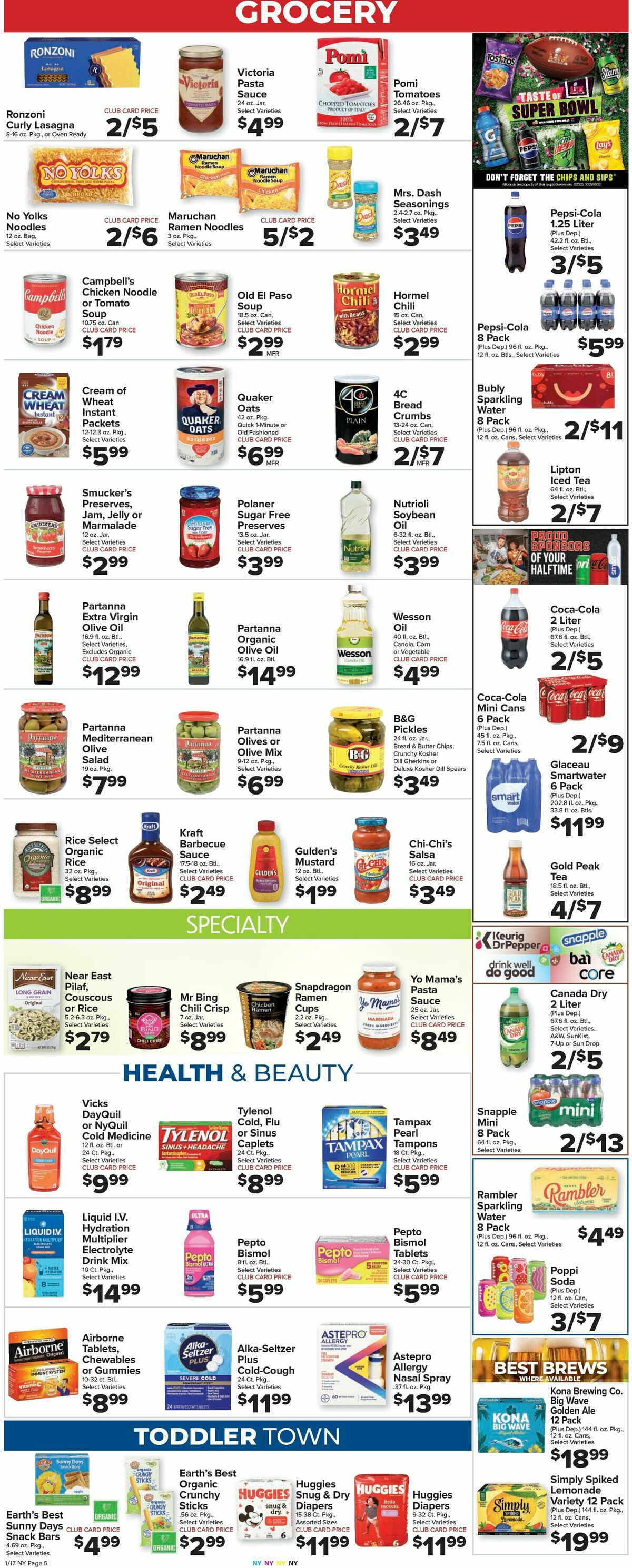 Food Town Weekly Ad from January 17