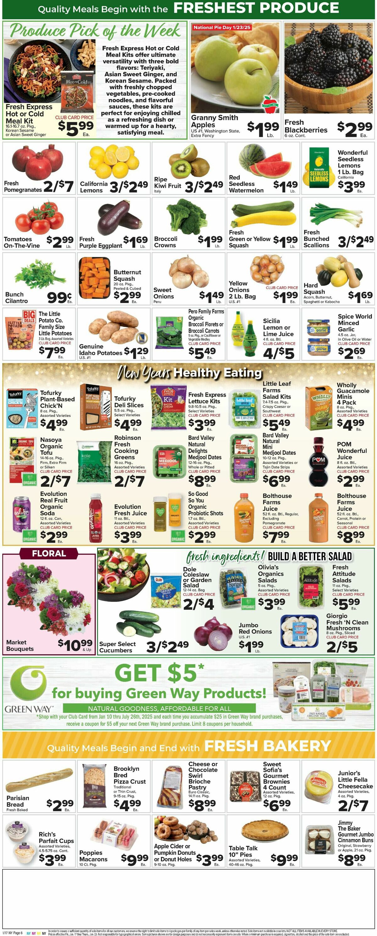 Food Town Weekly Ad from January 17