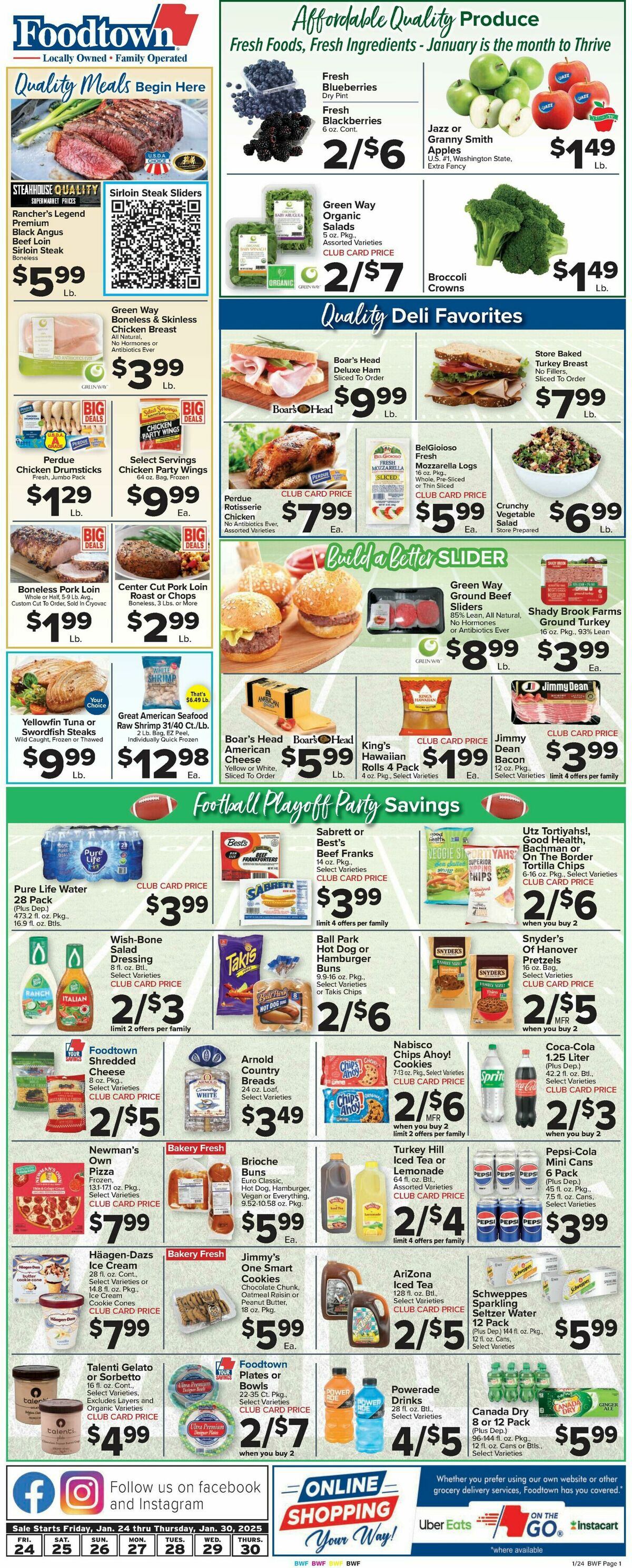Food Town Weekly Ad from January 24