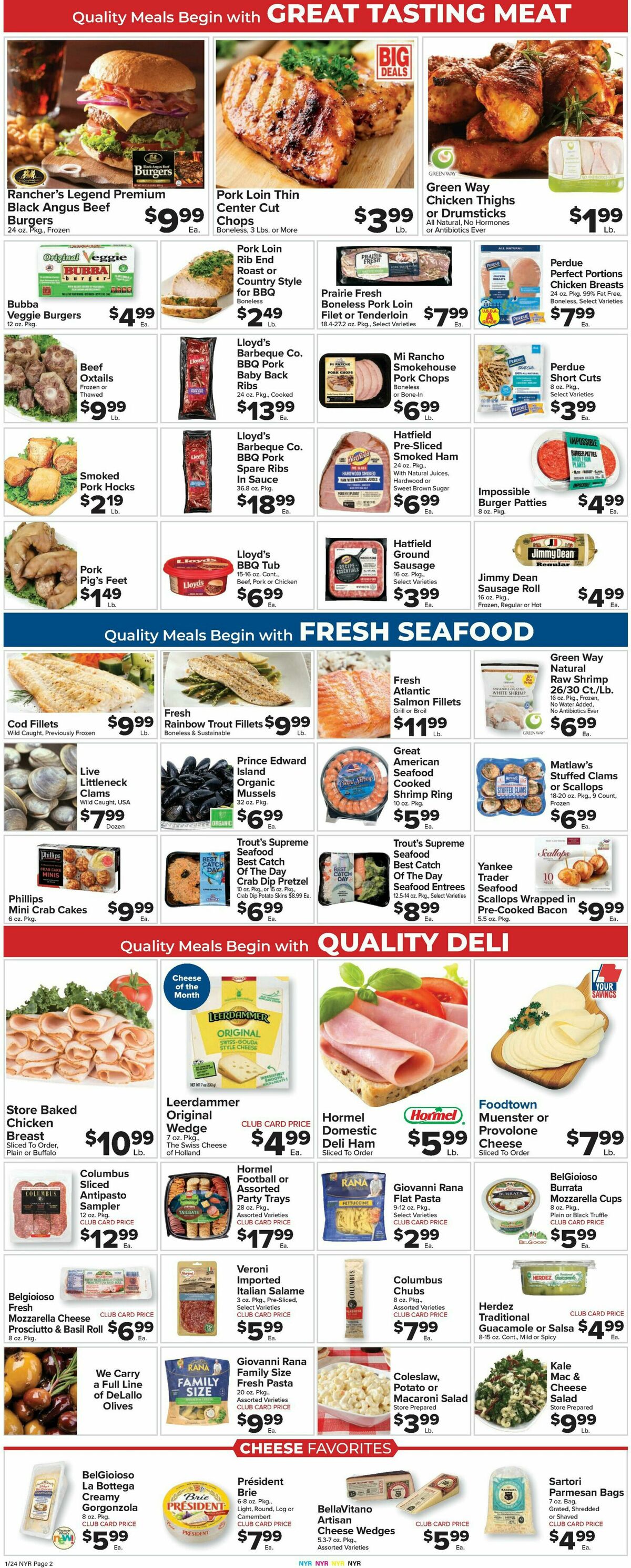 Food Town Weekly Ad from January 24