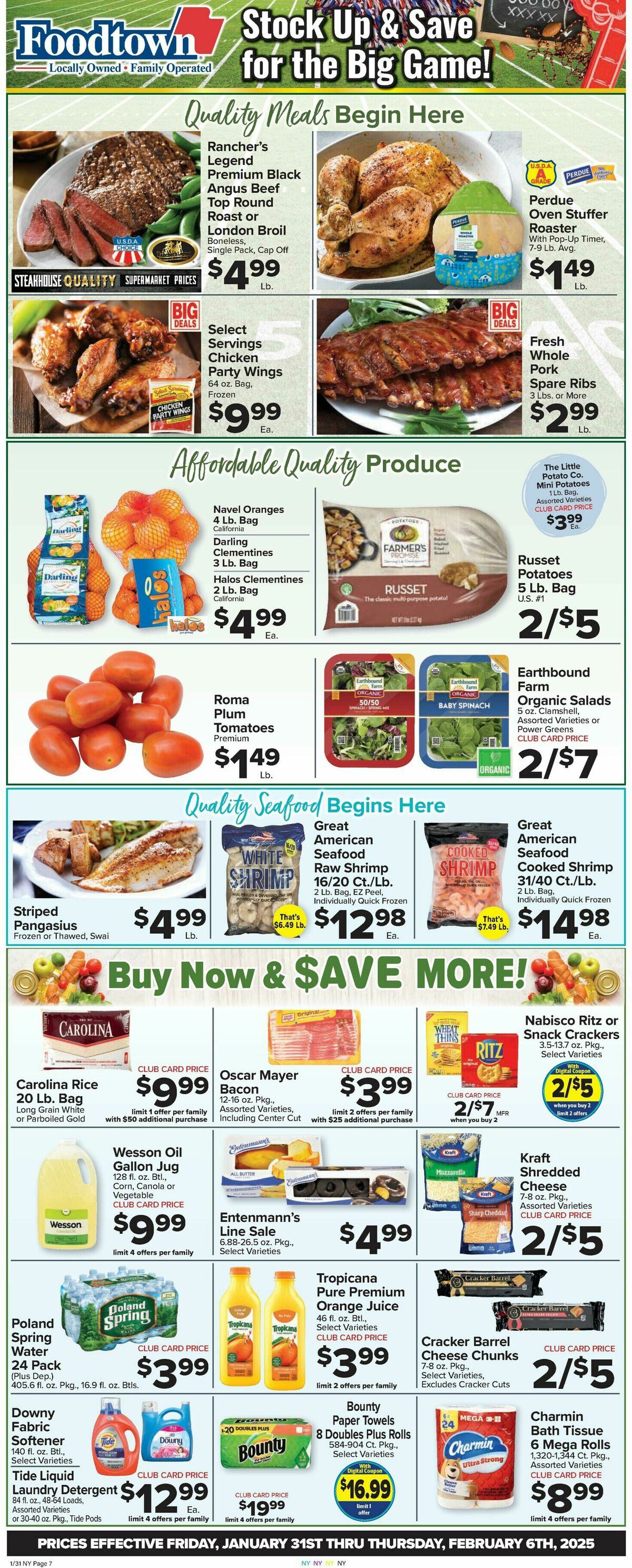 Food Town Weekly Ad from January 31