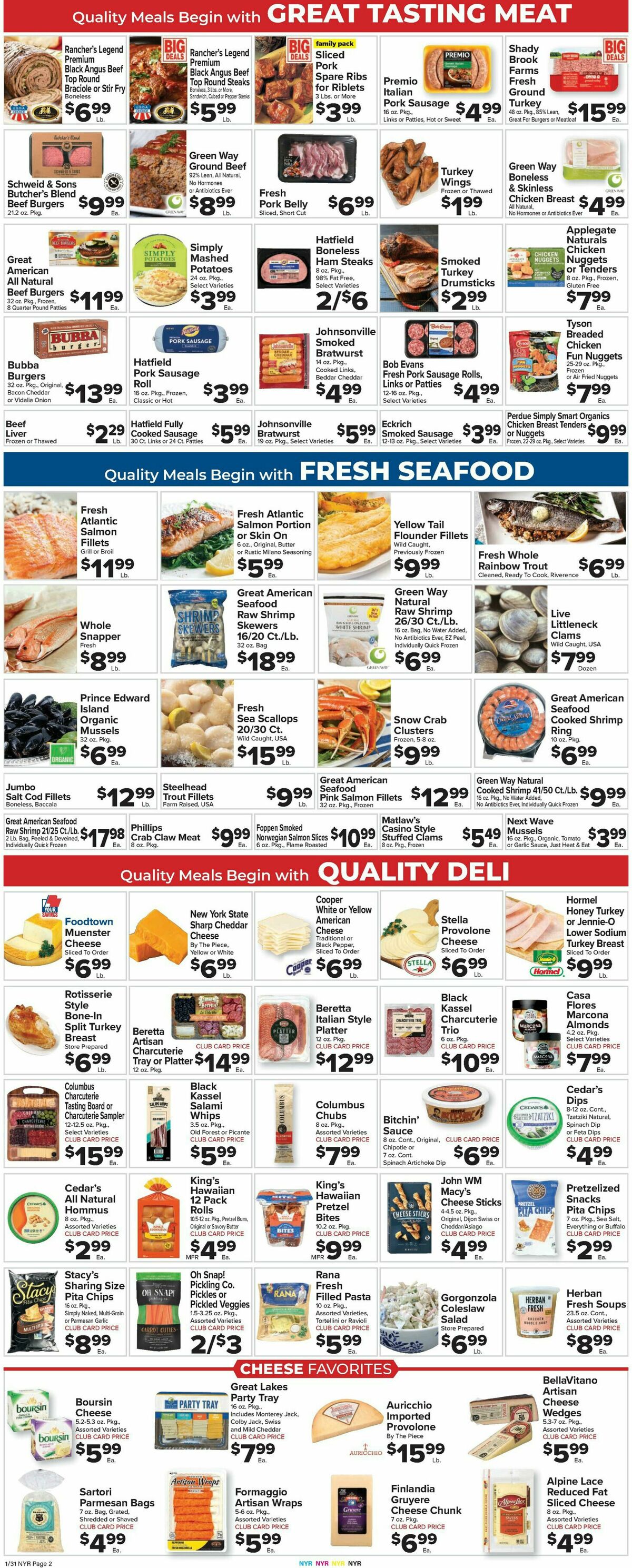 Food Town Weekly Ad from January 31